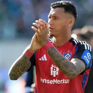 Davie Selke im HSV-Trikot