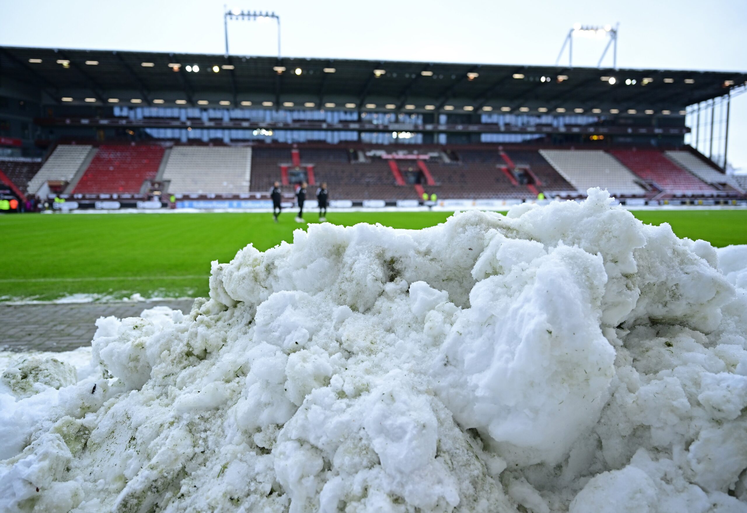 Schnee am Millerntor