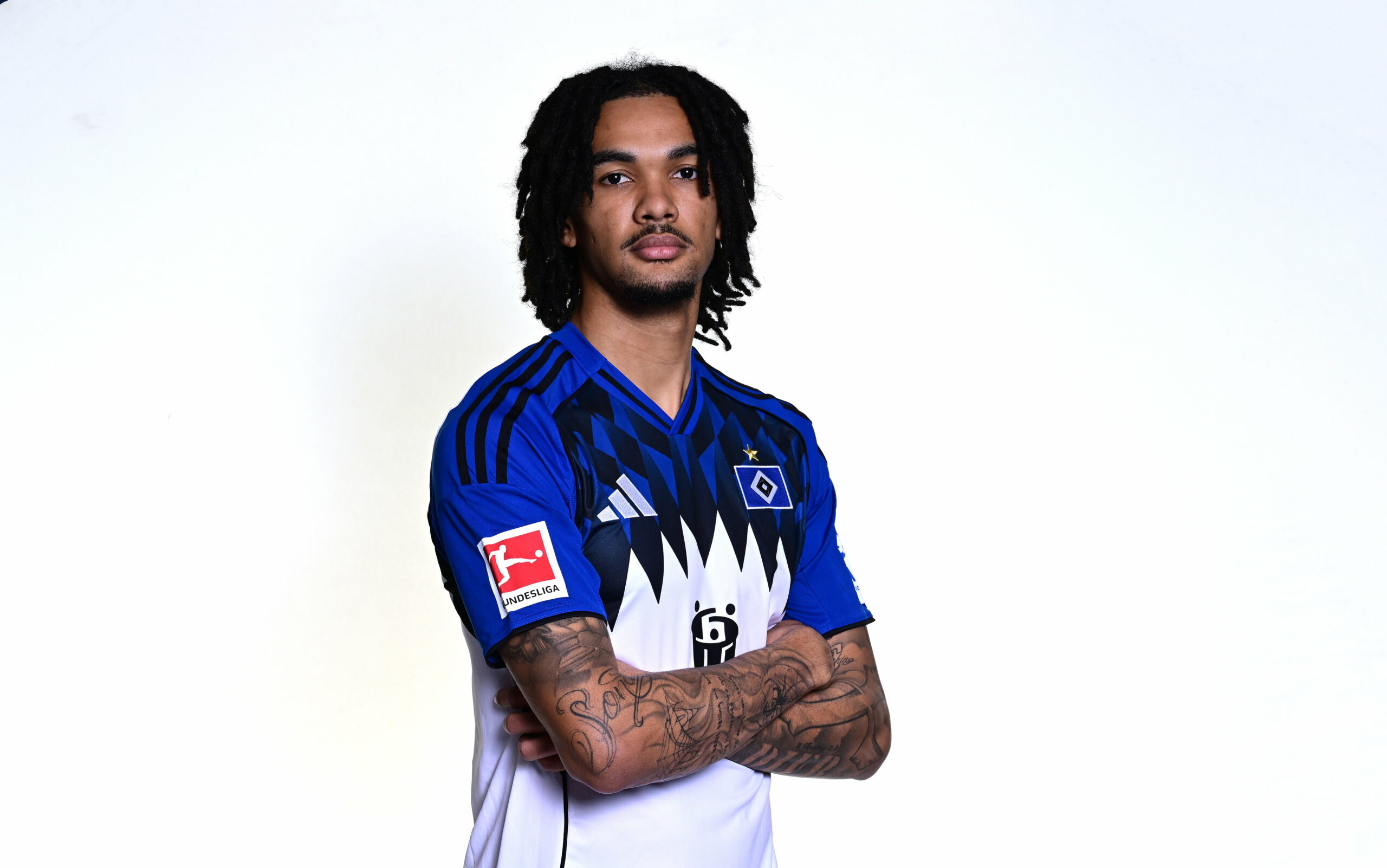 Damion Downs im HSV-Trikot