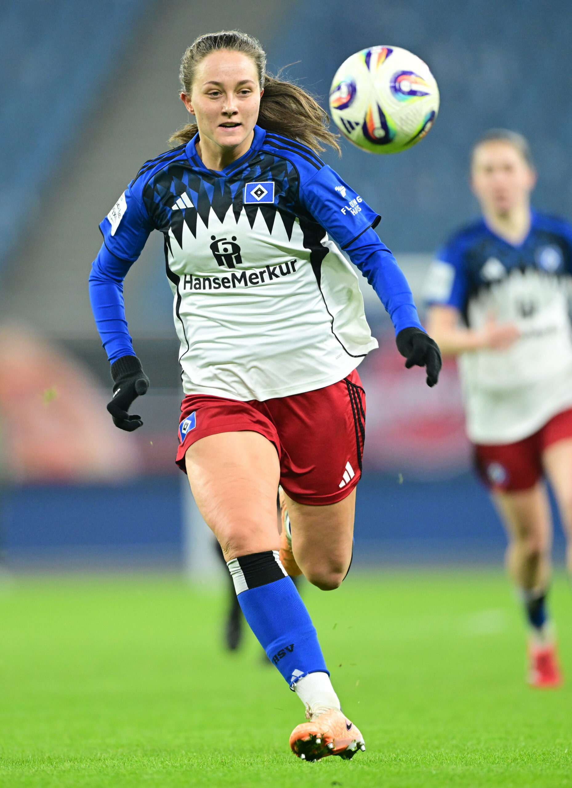 Camilla Linberg in ihrem Debüt für die HSV-Frauen