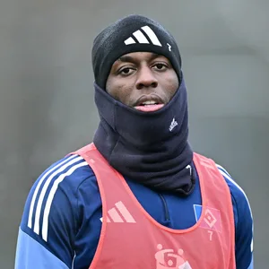 Jean-Luc Dompé im HSV-Training