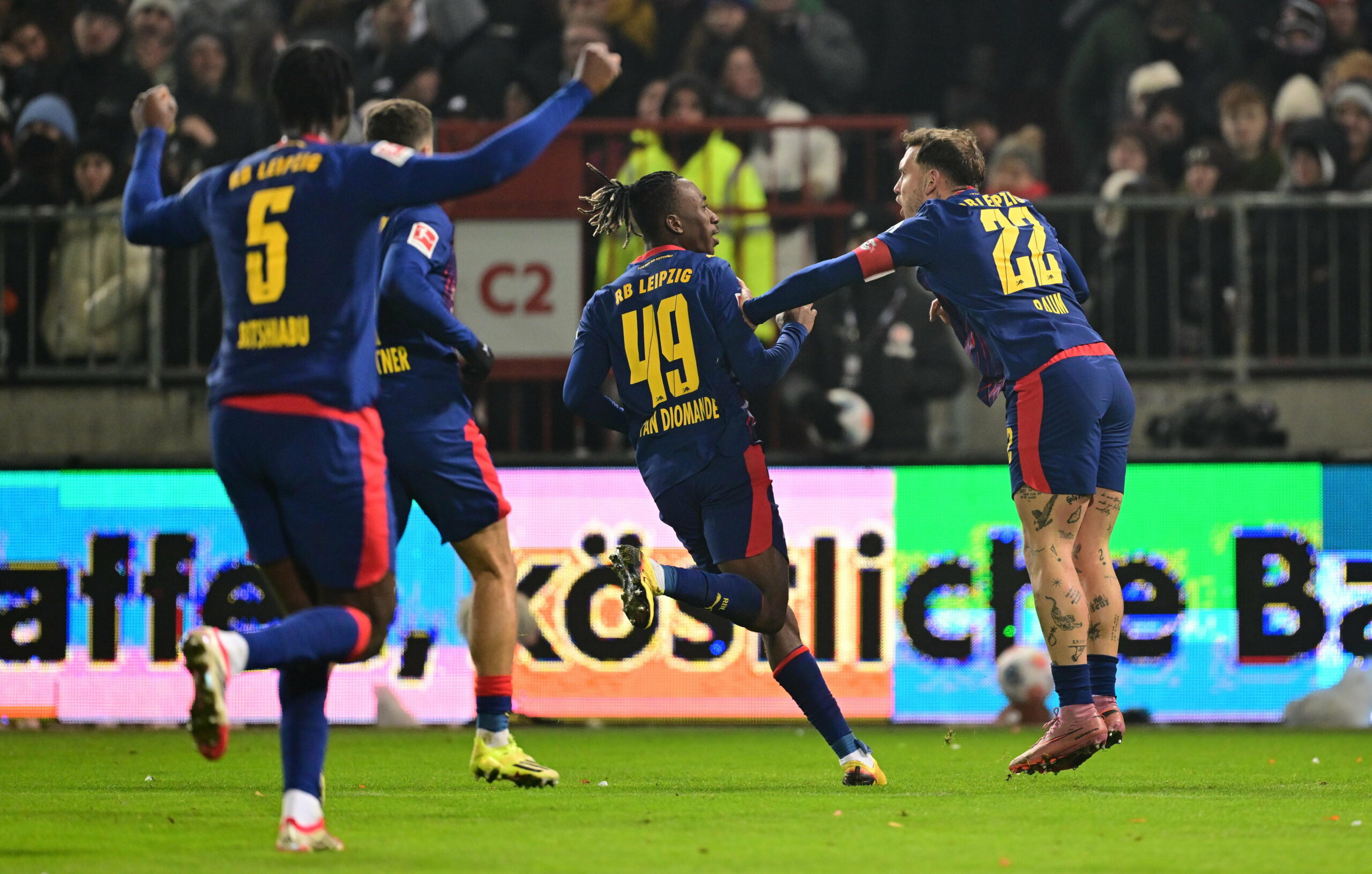 David Raum bremste Yan Diomandes provokanten Jubel.