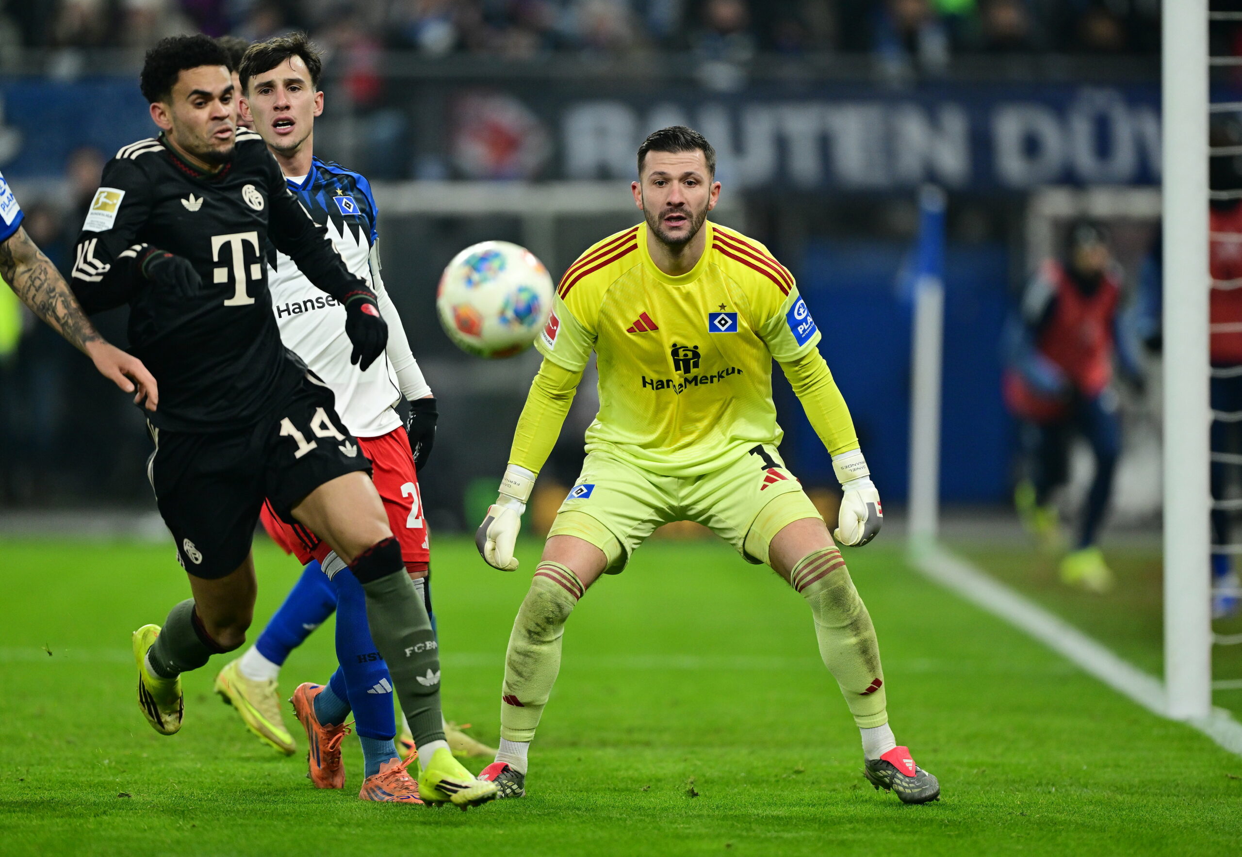 HSV-Torwart Daniel Heuer Fernandes im Spiel gegen die Bayern