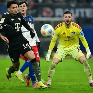 HSV-Torwart Daniel Heuer Fernandes im Spiel gegen die Bayern