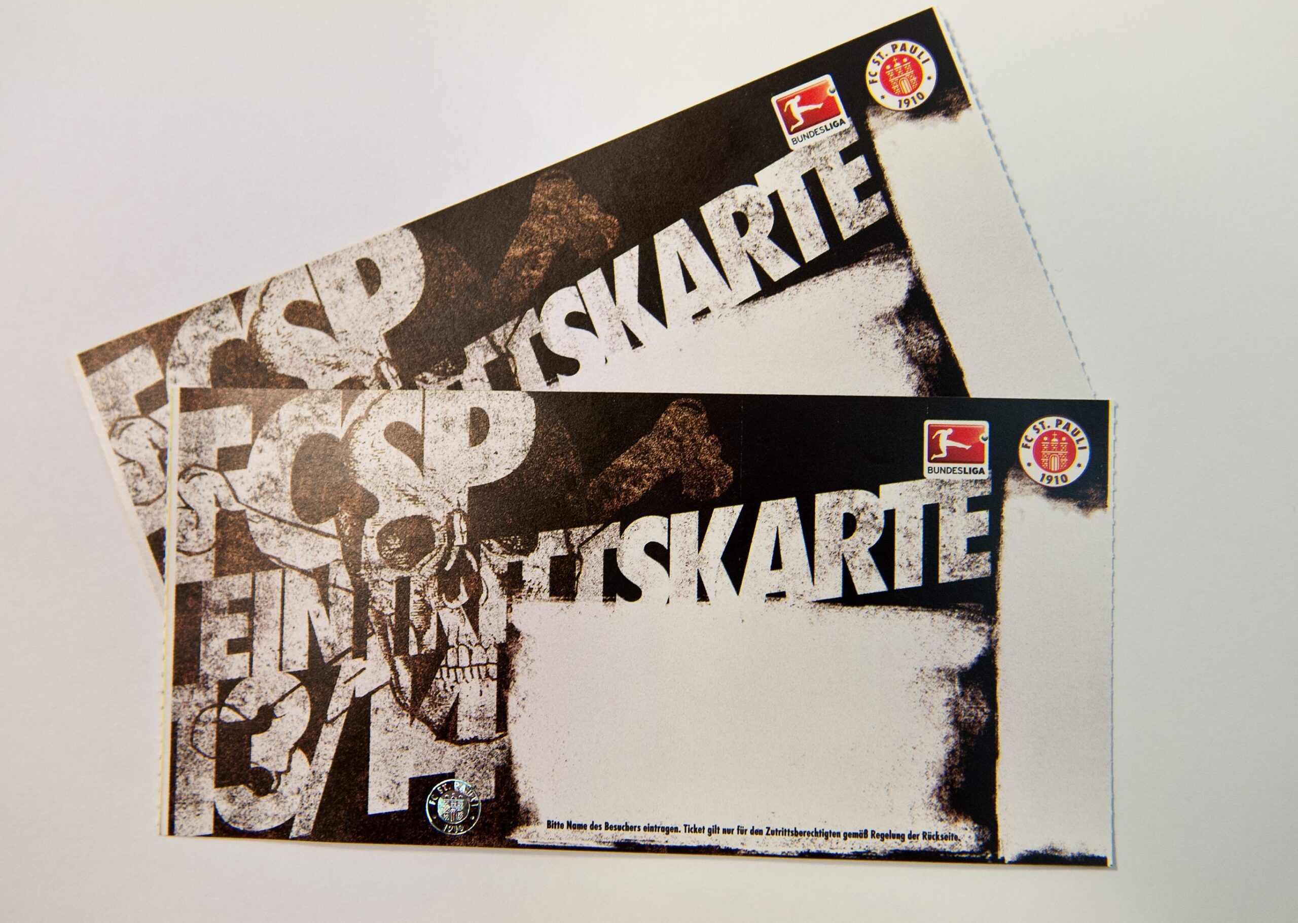 Tickets für ein Heimspiel des FC St. Pauli