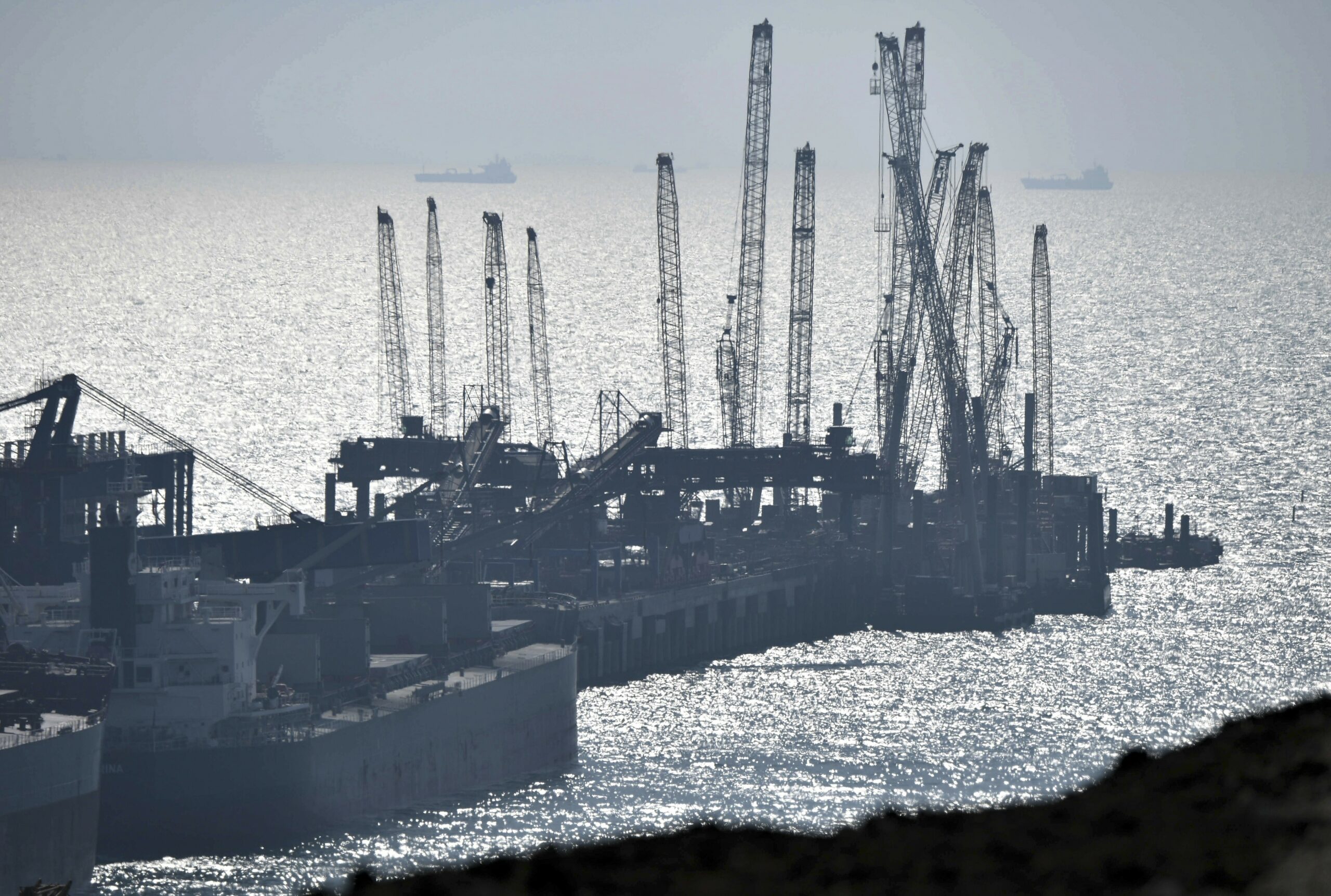 Der Hafen auf der Halbinsel Taman.