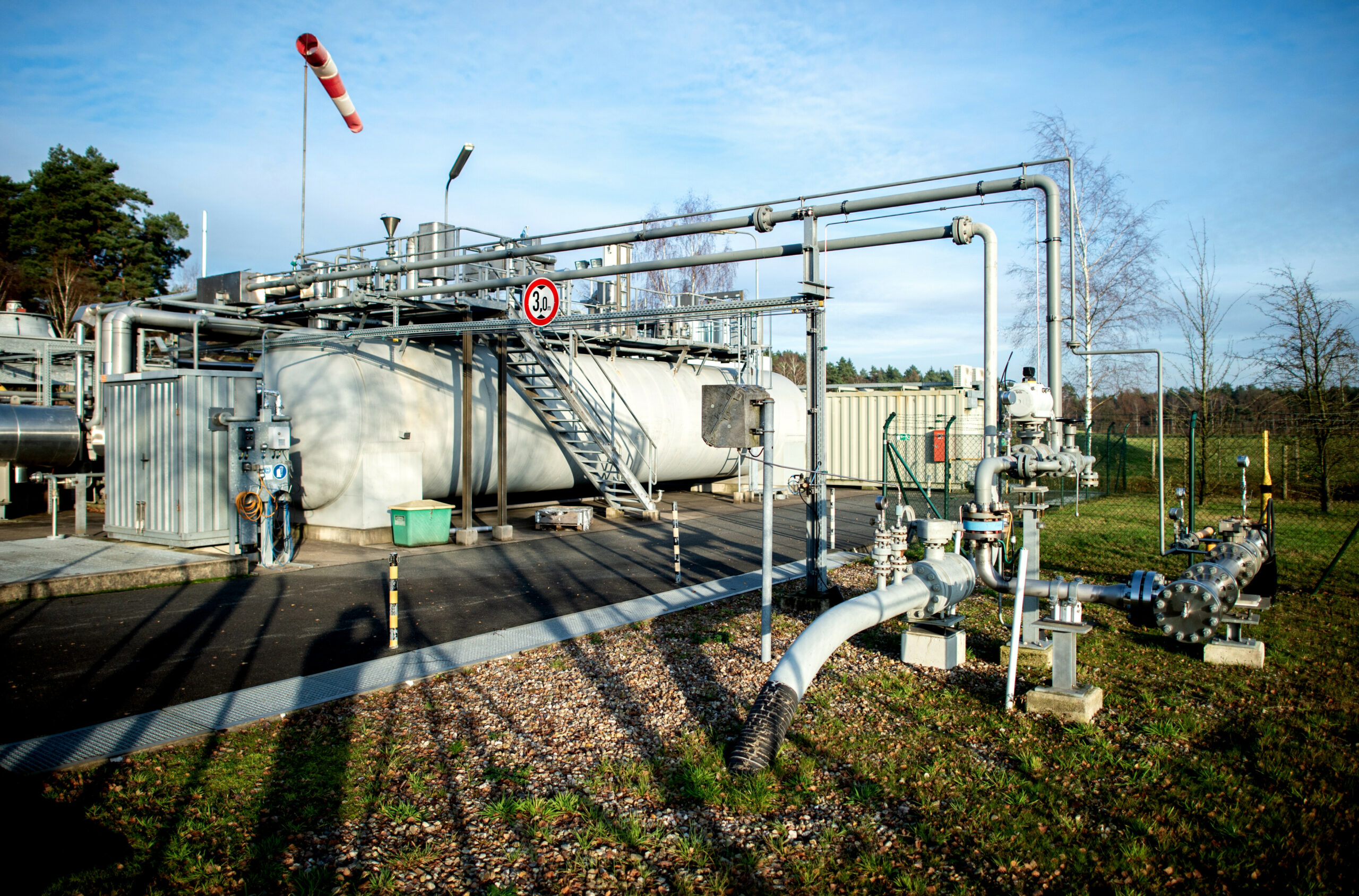 Industrieanlage mit Rohren