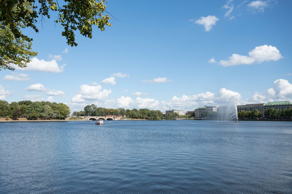 Blick auf die Alster