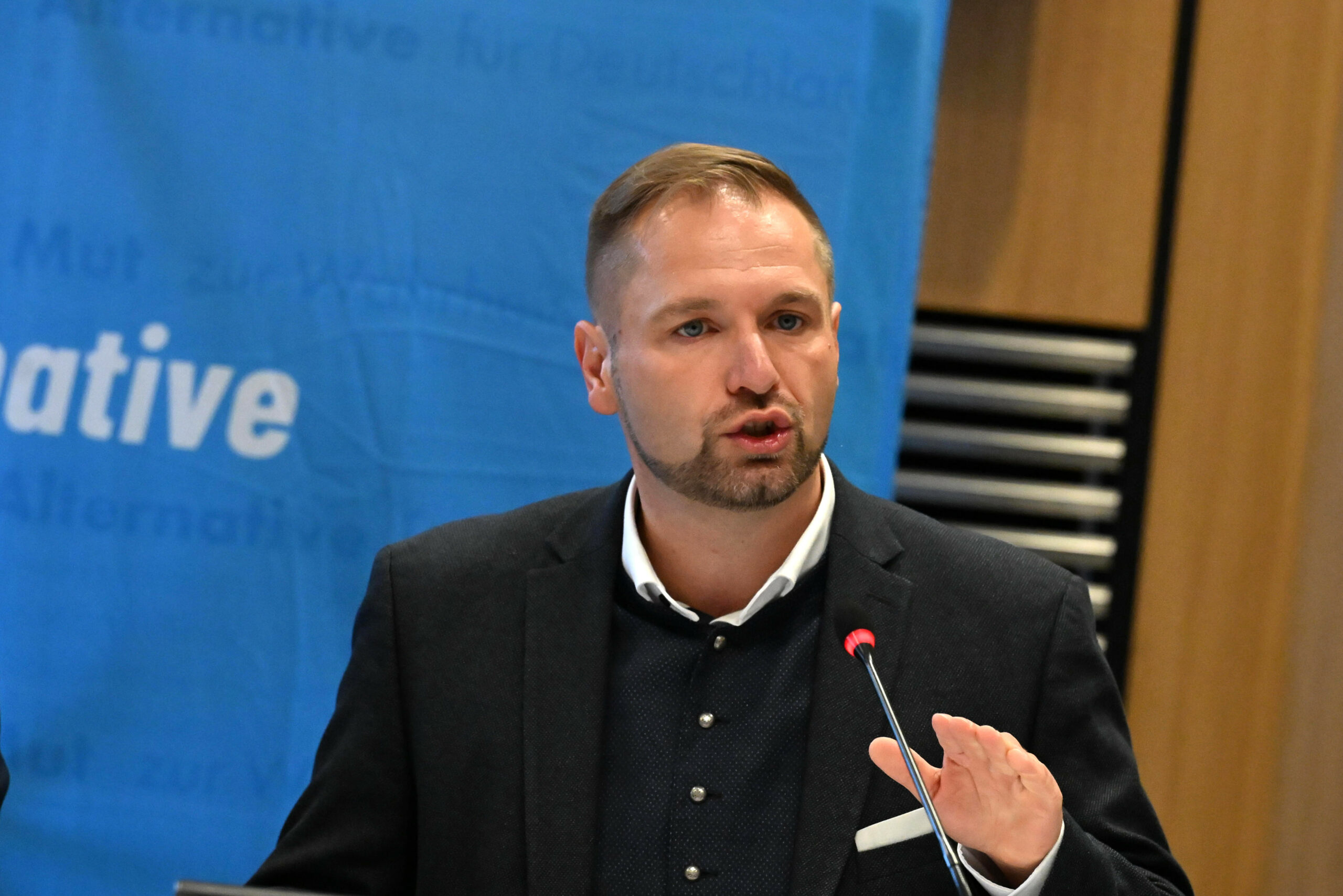 Stephan Bothe, stellvertretender Landesvorsitzender der AfD Niedersachsen (Archivbild).