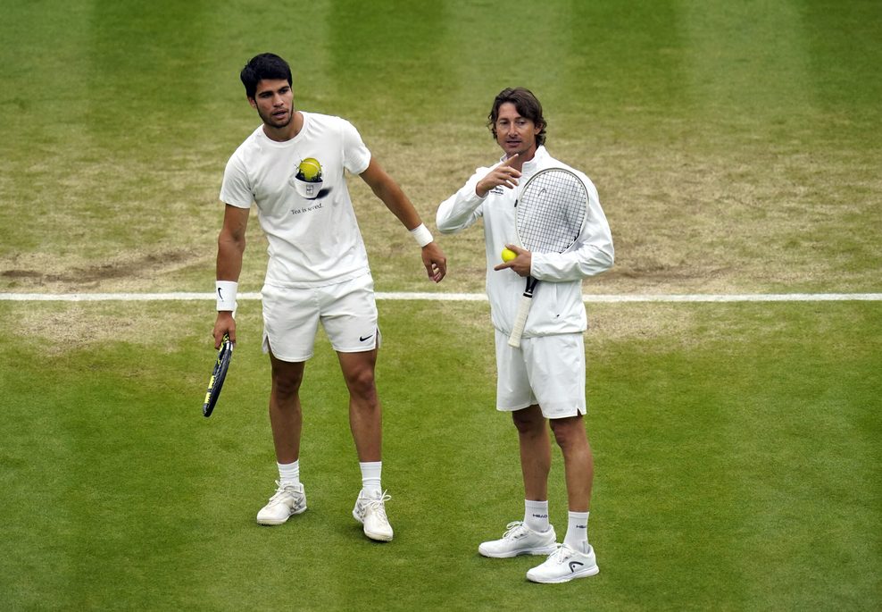 Carlos Alcaraz und Juan Carlos Ferrero