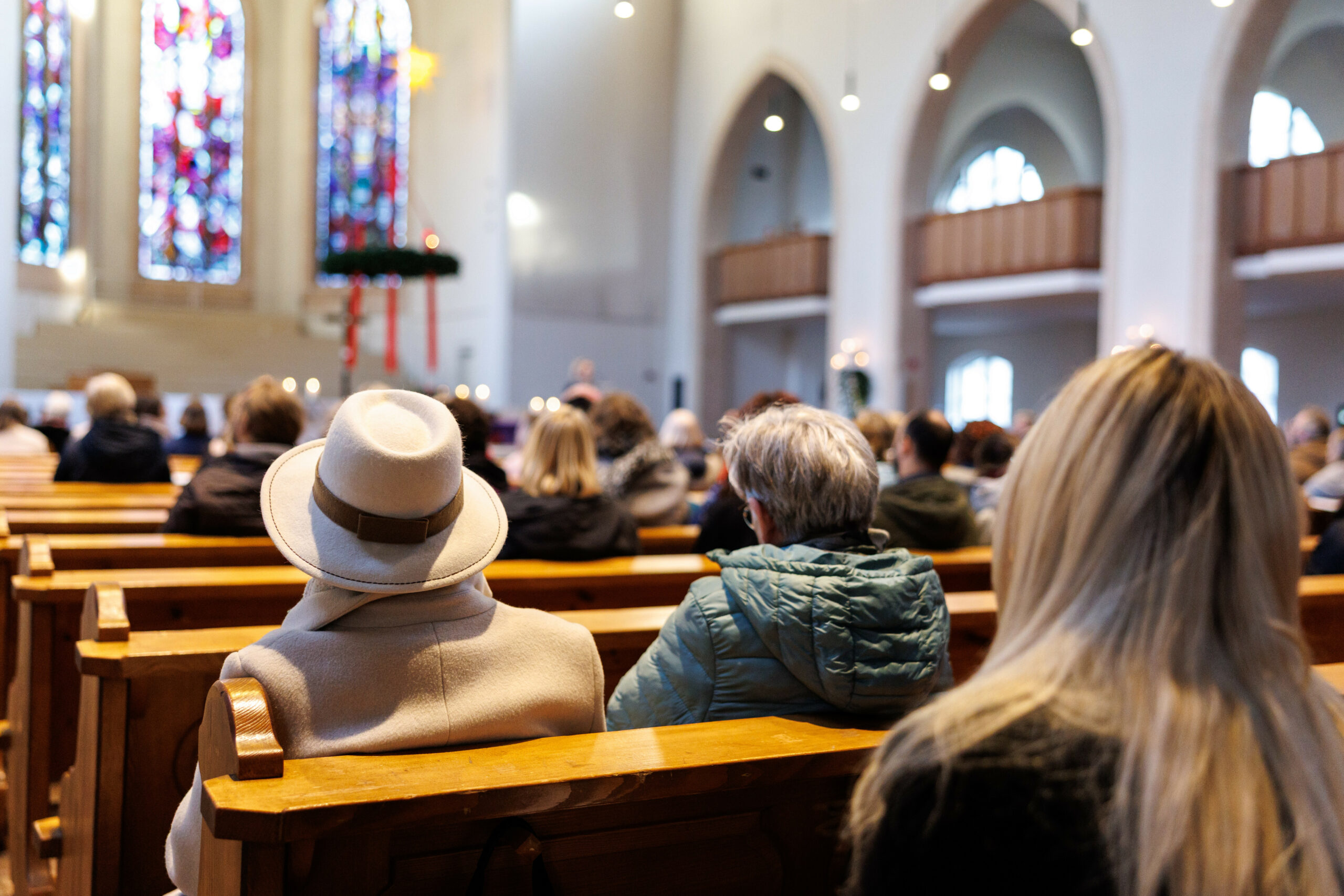 Gottesdienst in einer Kirche (Symbolfoto).