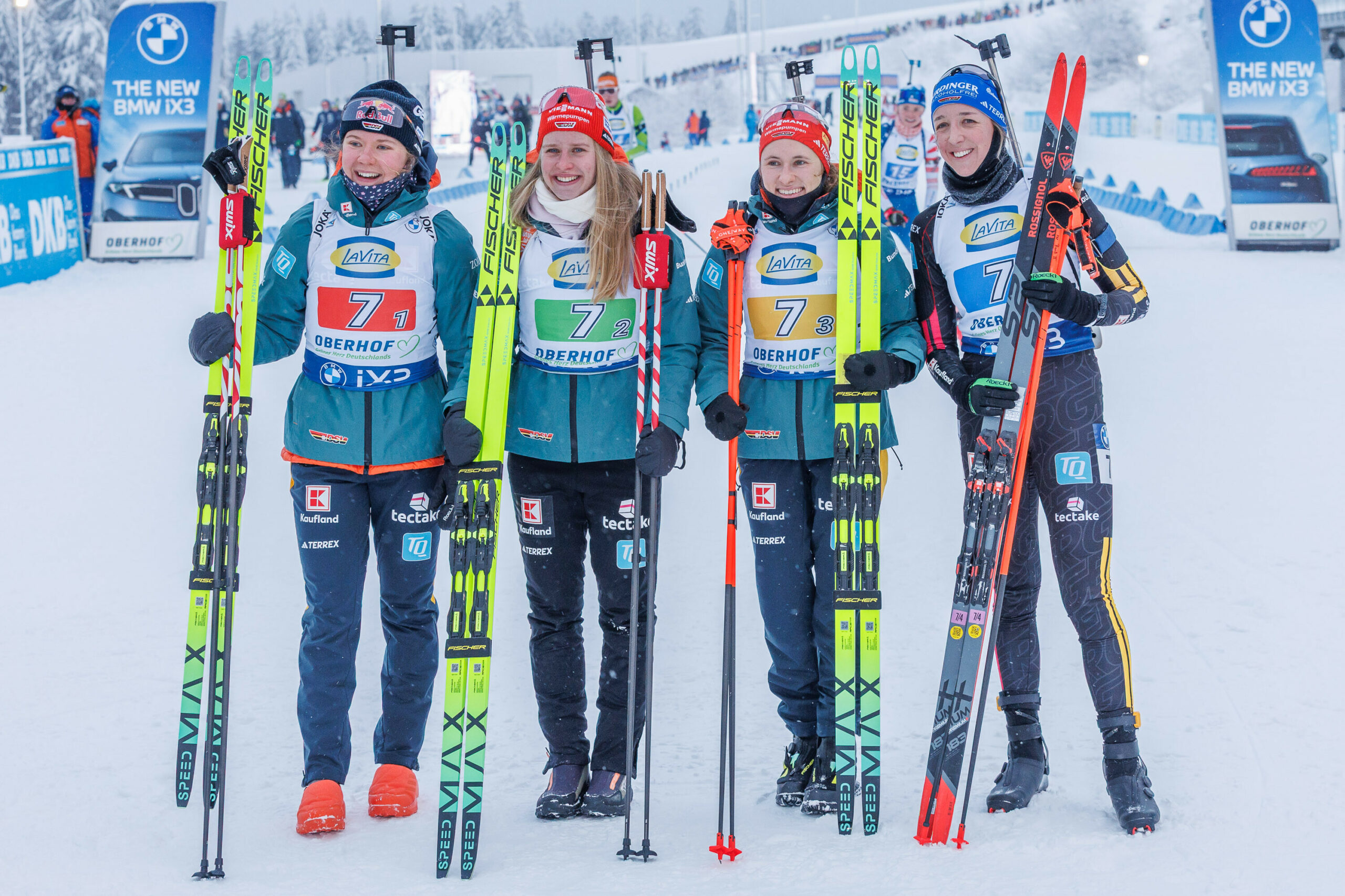 Selina Grotian, Julia Thannheimer, Selina Grotian und Franziska Preuß