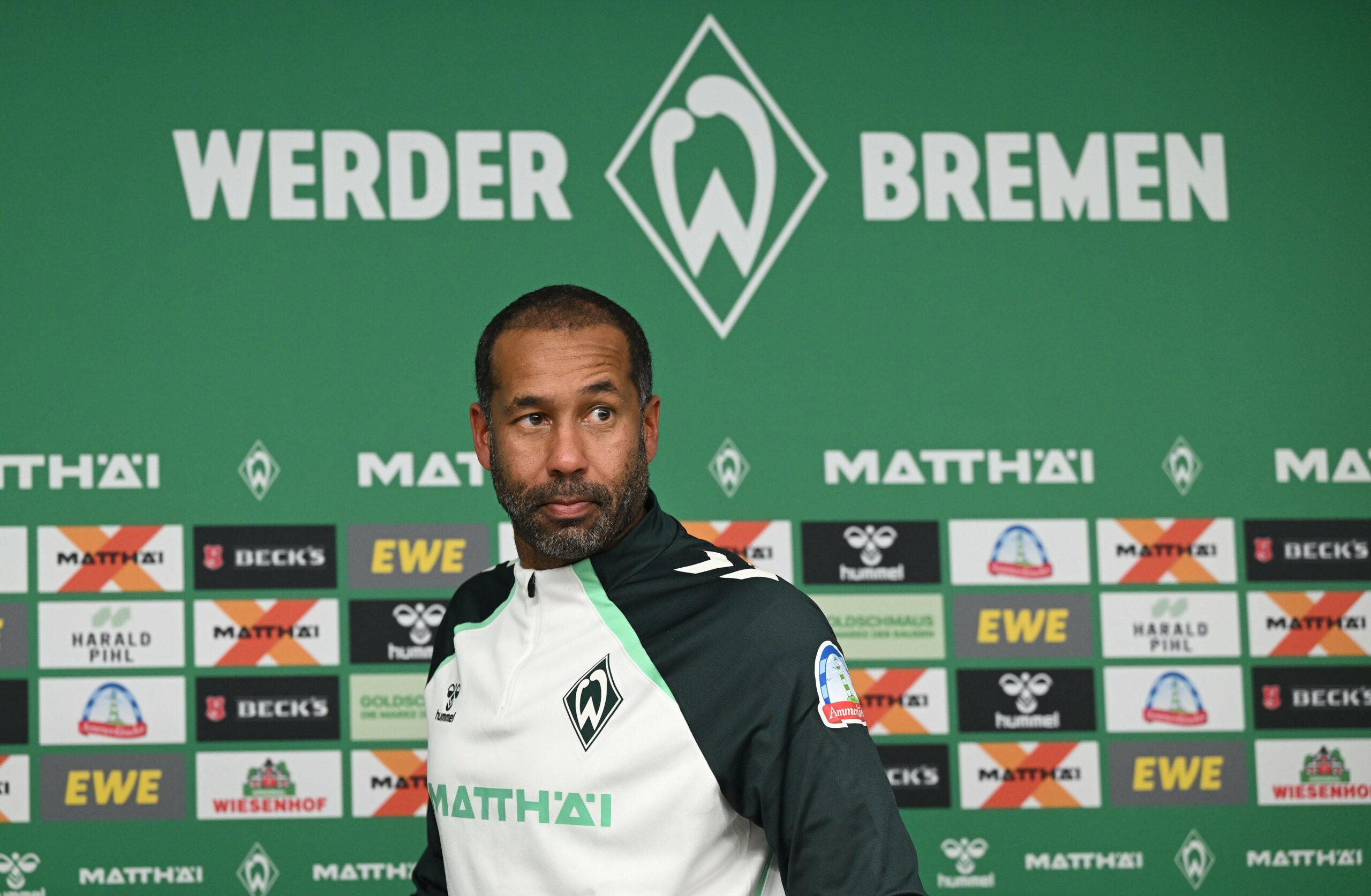 Daniel Thioune bei seiner Vorstellung als neuer Trainer von Werder Bremen