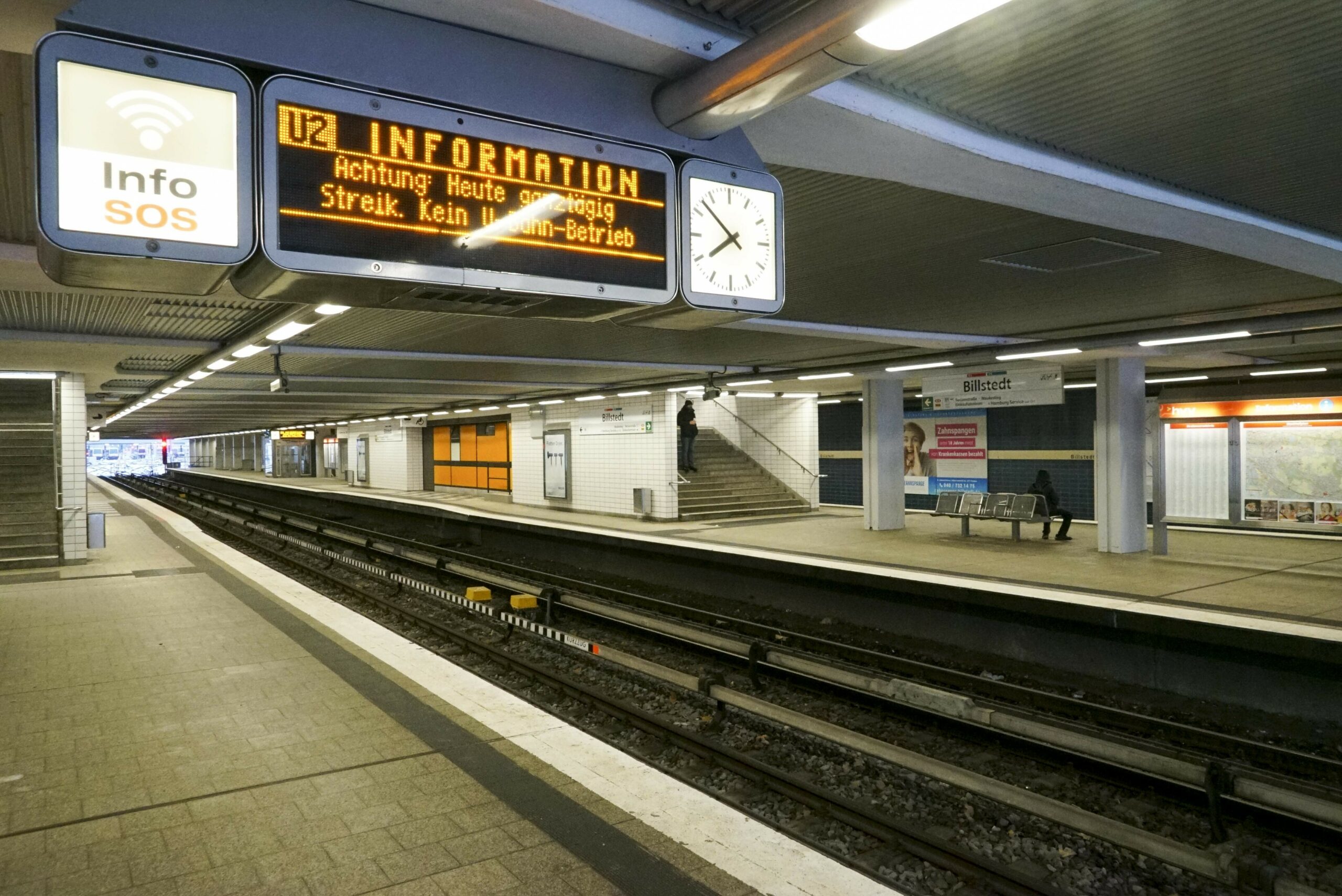 Es ist der bereits dritte große Streik im laufenden Tarifstreit zwischen Hochbahn und Verdi.