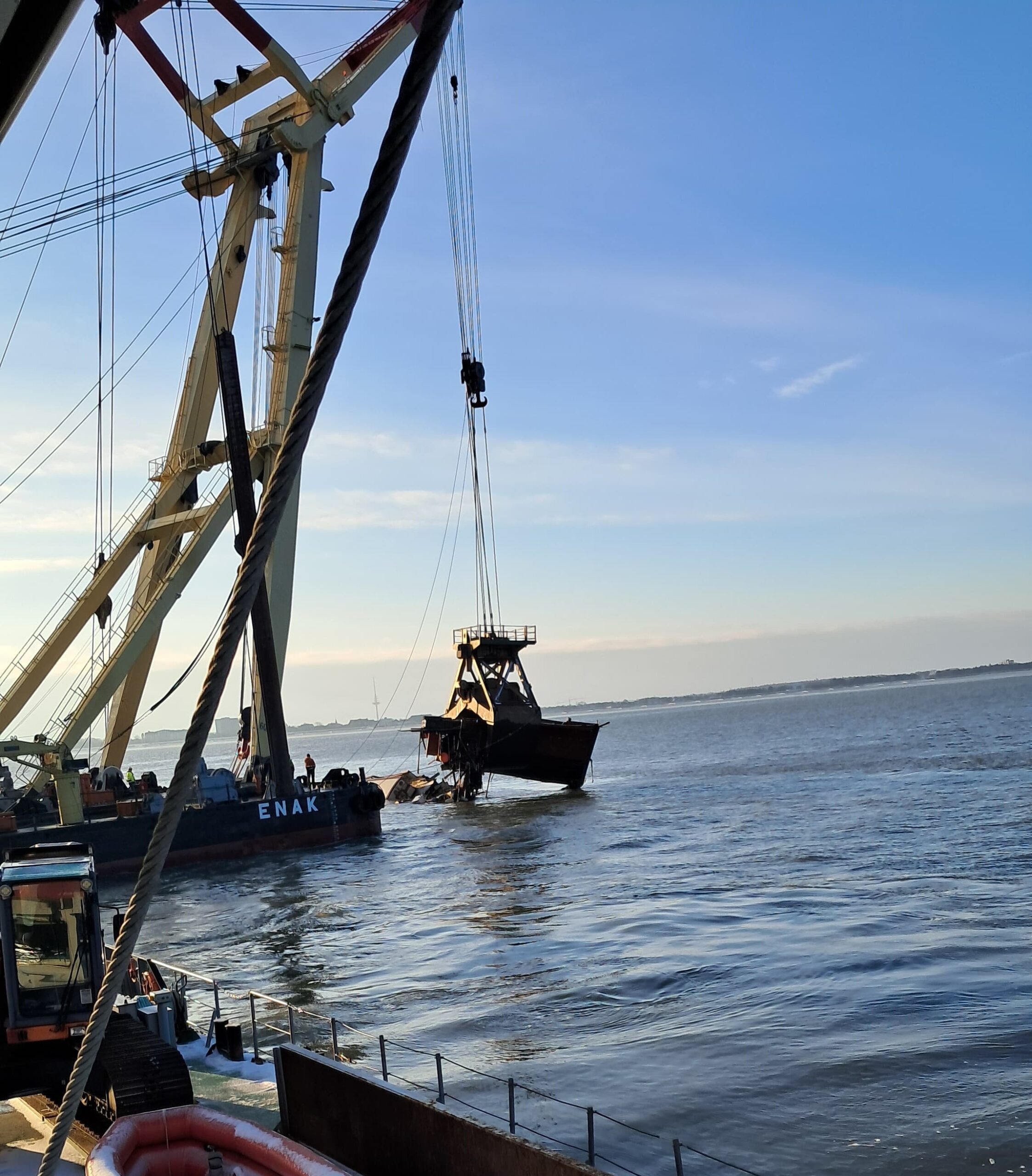 Schiff wird geborgen