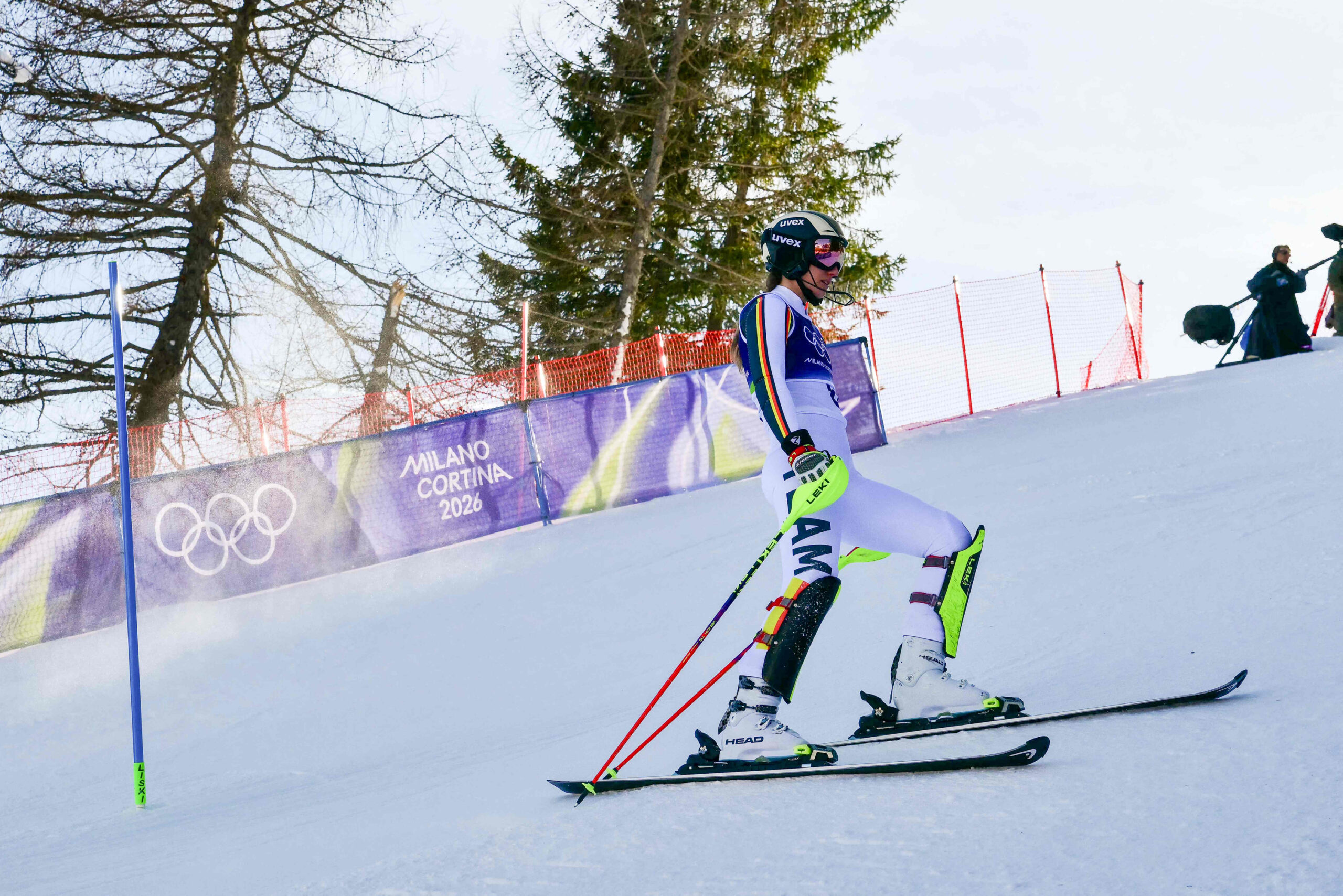 Lena Dürr nach ihrem Aus im Slalom