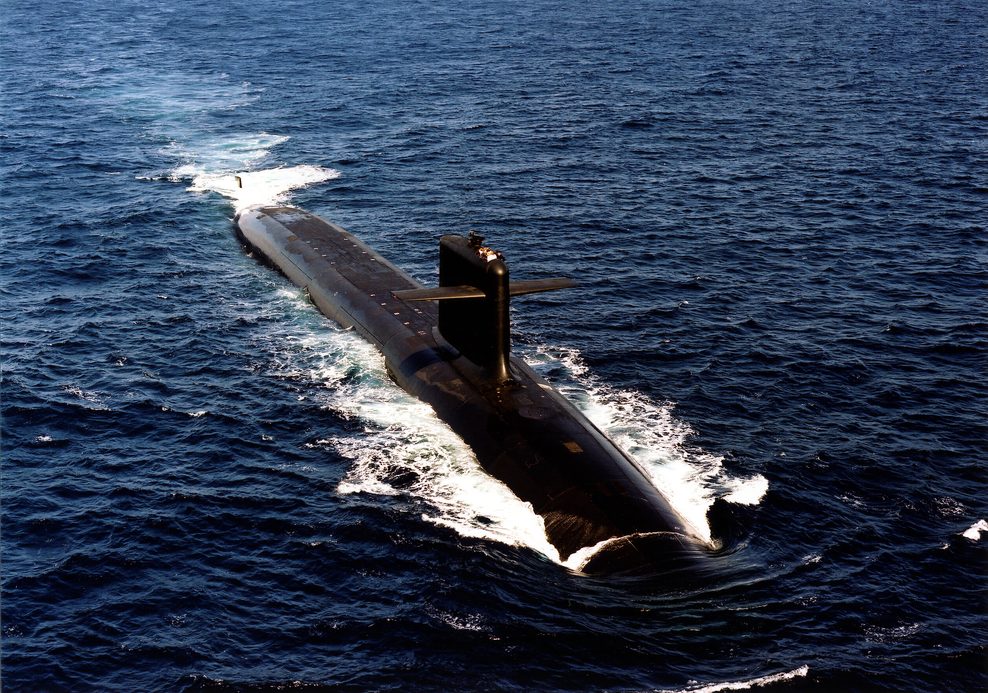 Das französische Atom-U-Boot „Le Triomphant“ (undatiertes Foto).
