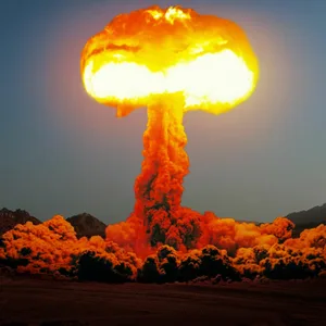 Test einer Atombombe.