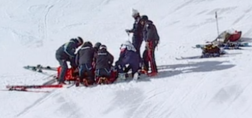 Lindsey Vonn ist bei den Olympischen Winterspielen schwer gestürzt