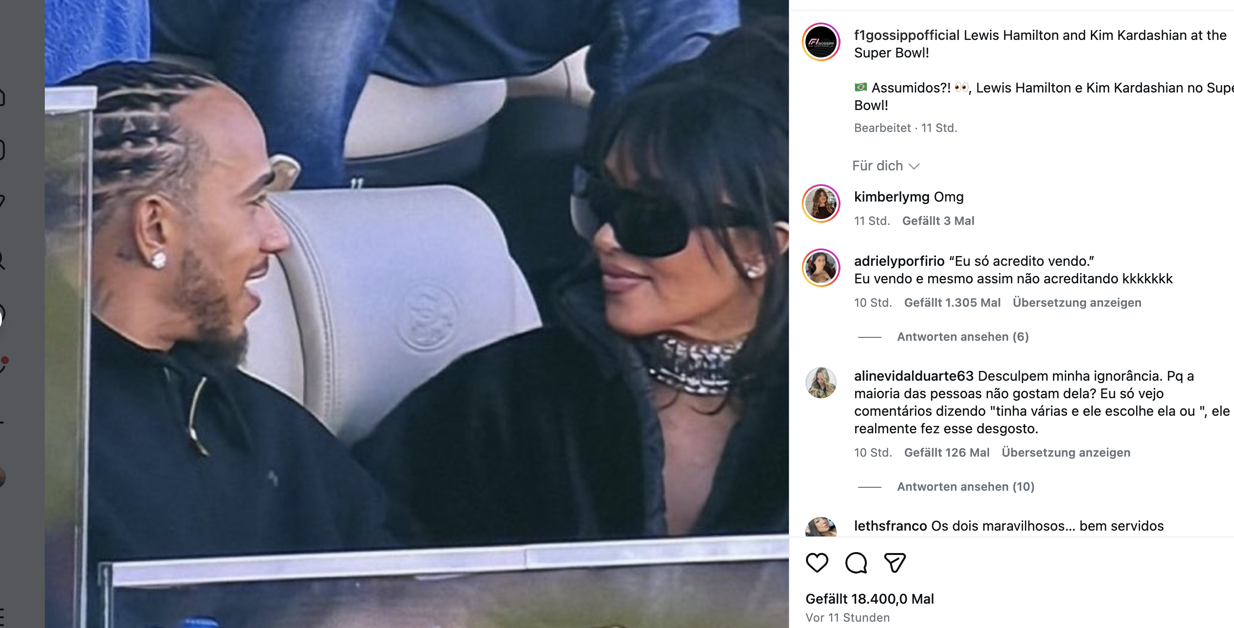 Lewis Hamilton und Kim Kardashian