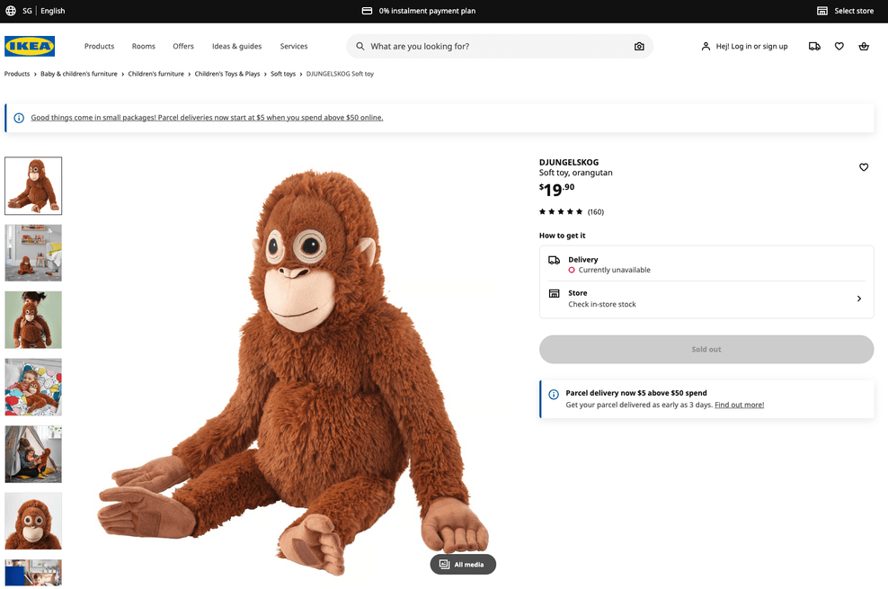 Djungelskog Orang-Utan