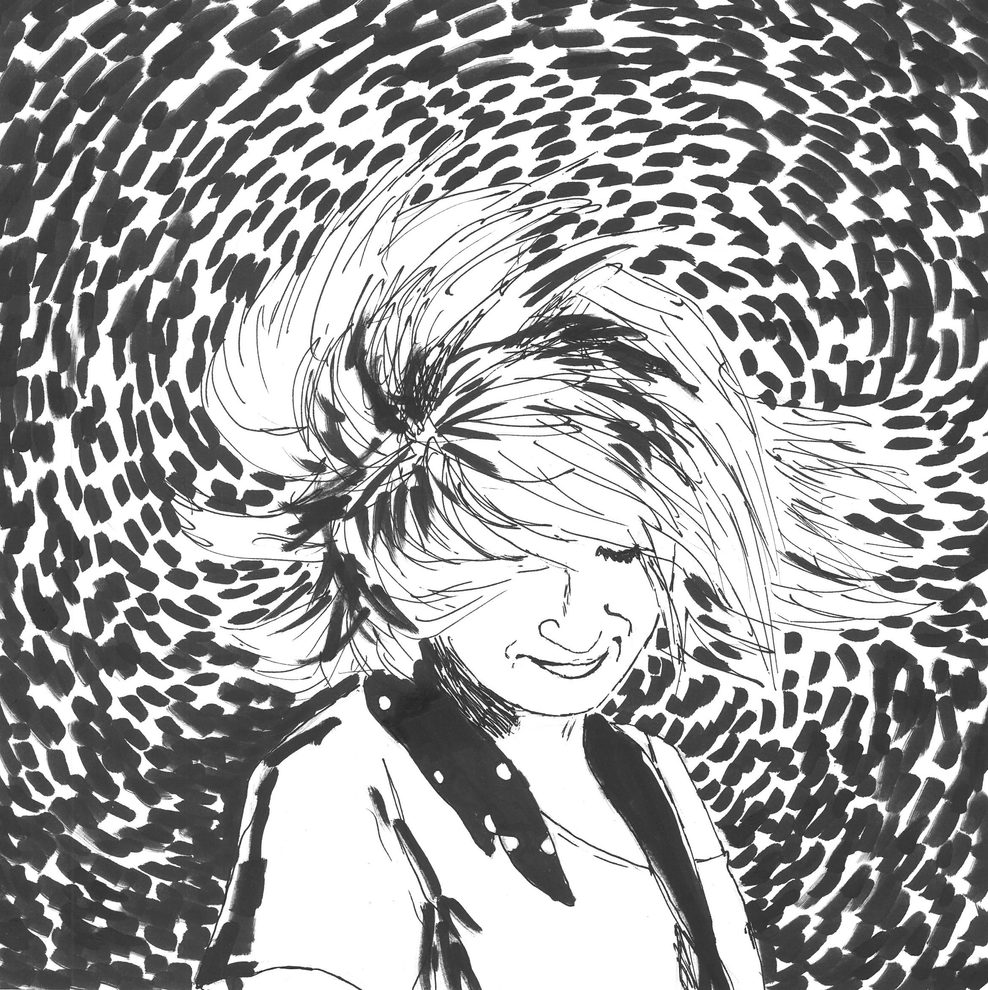 Illustration einer Frau