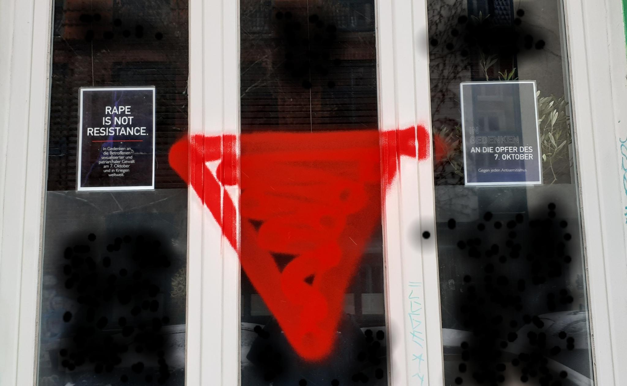 Graffiti Israel Ottensen Polizei