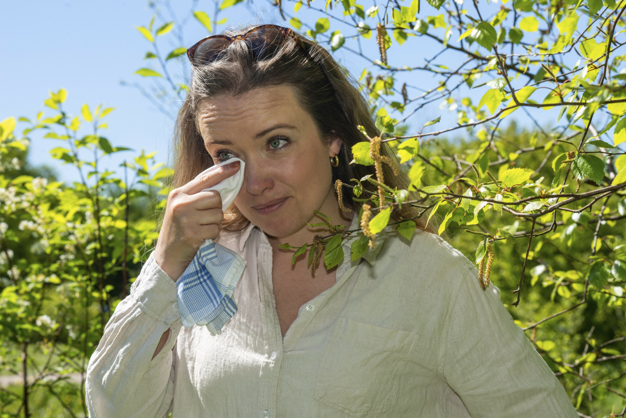 Heuschnupfen und Kontaktlinsen