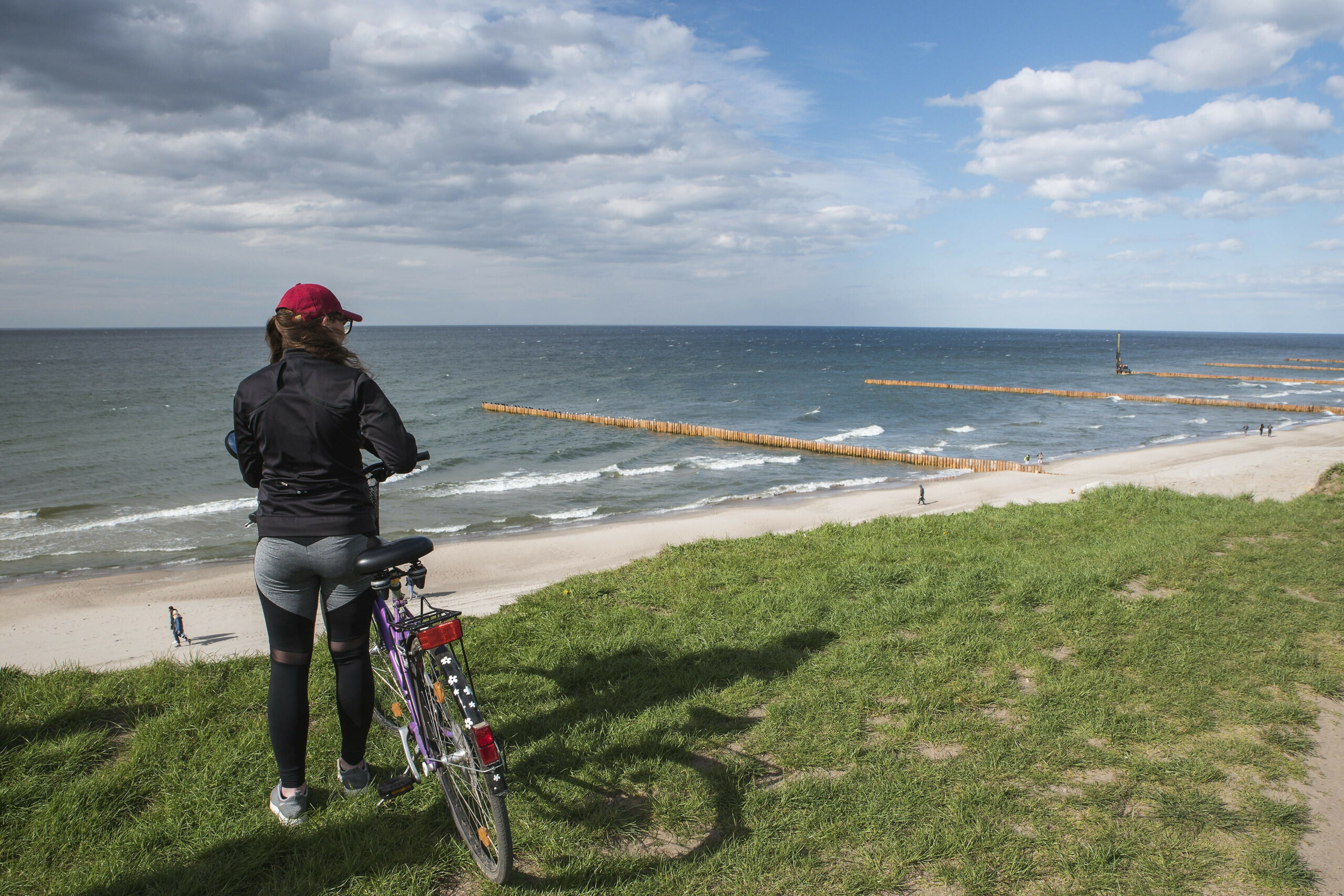 Radfahren am Meer