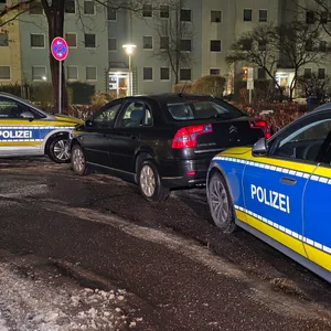 Die Polizei hatte dem Fahrer den Weg abgeschnitten. Der Mann entkam zu Fuß.