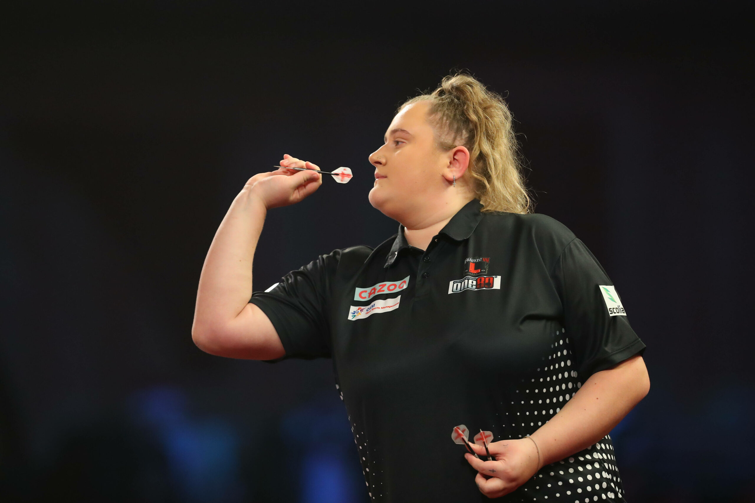 Beau Greaves bei der Darts-Weltmeisterschaft 2022