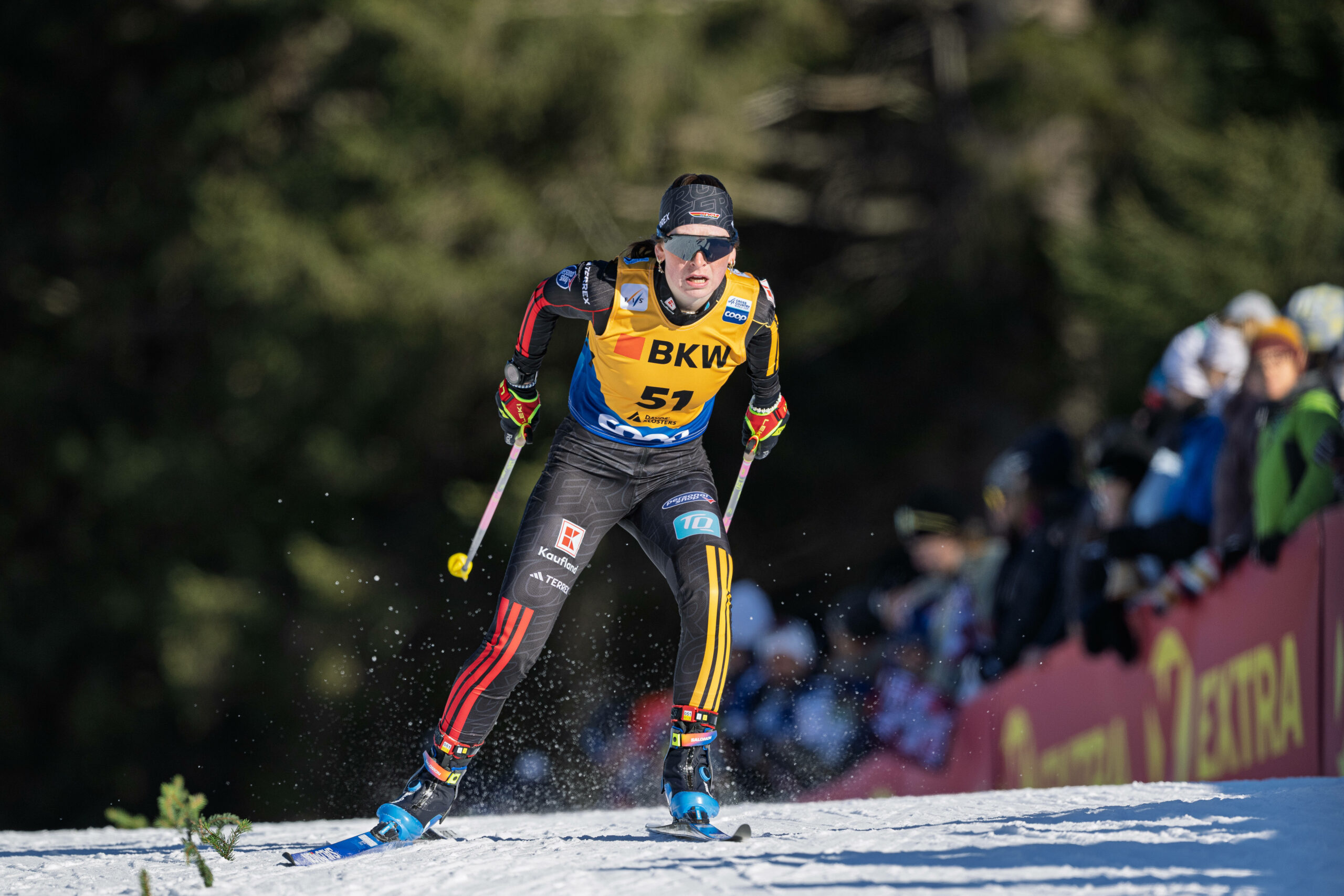 Theresa Fürstenberg beim Skilanglauf