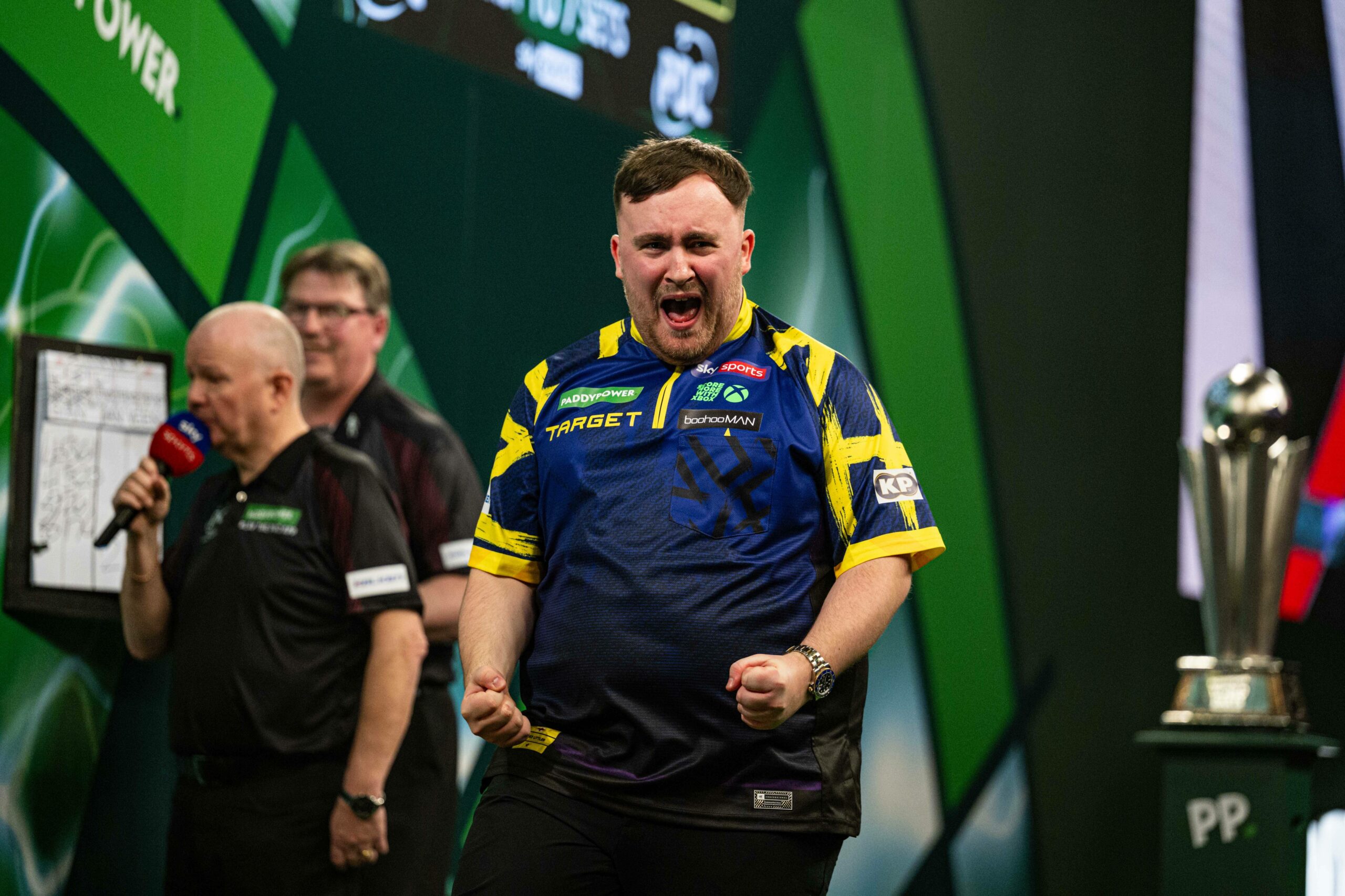 Luke Little bejubelt seinen WM-Titel