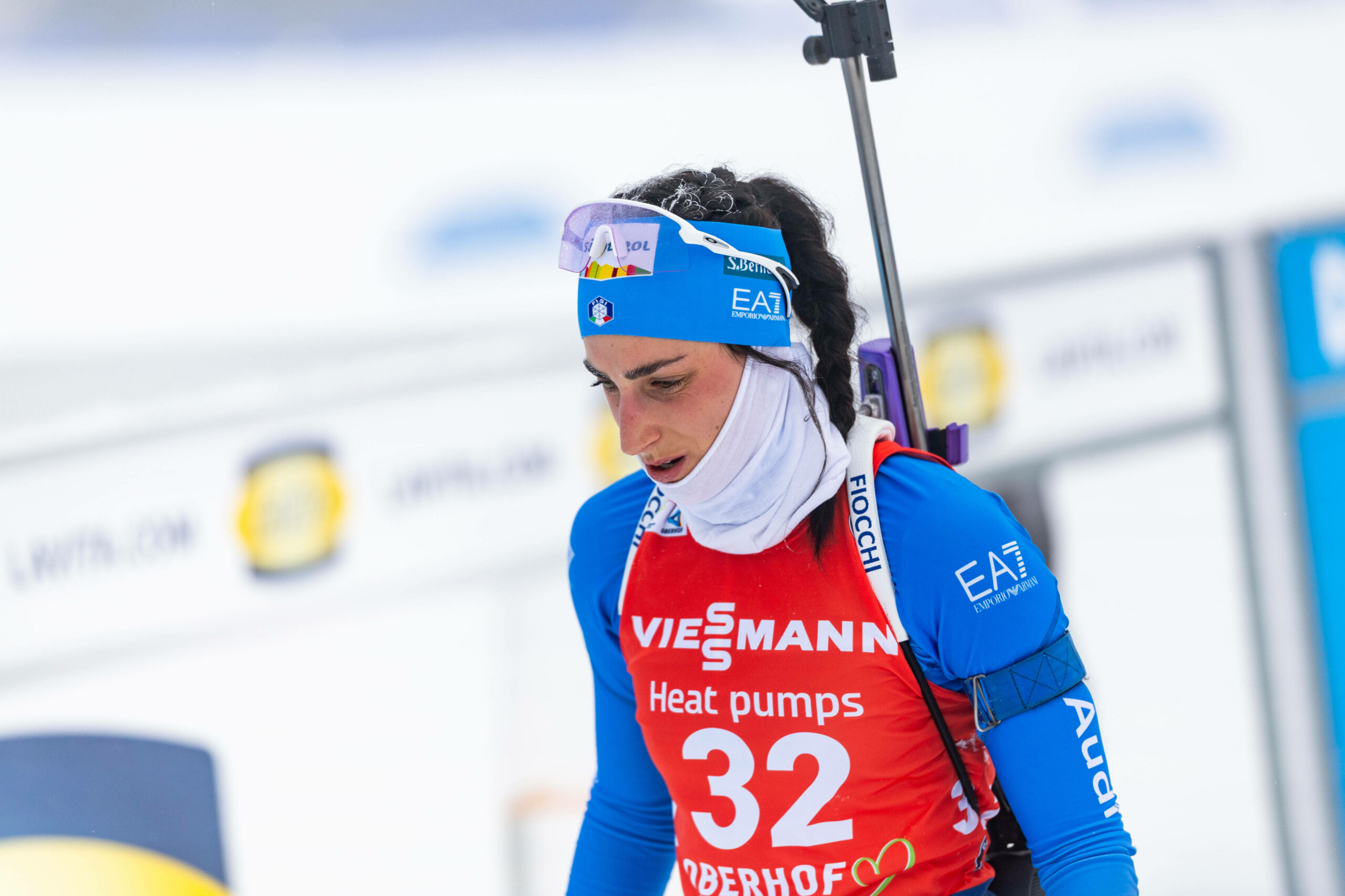 Biathletin Rebecca Passler beim Weltcup