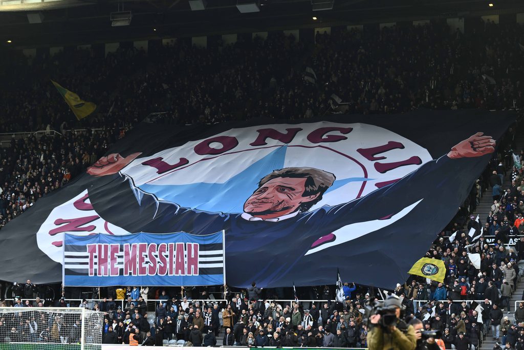 Newcastle-United-Fans würdigen Kevin Keegan mit einem Banner