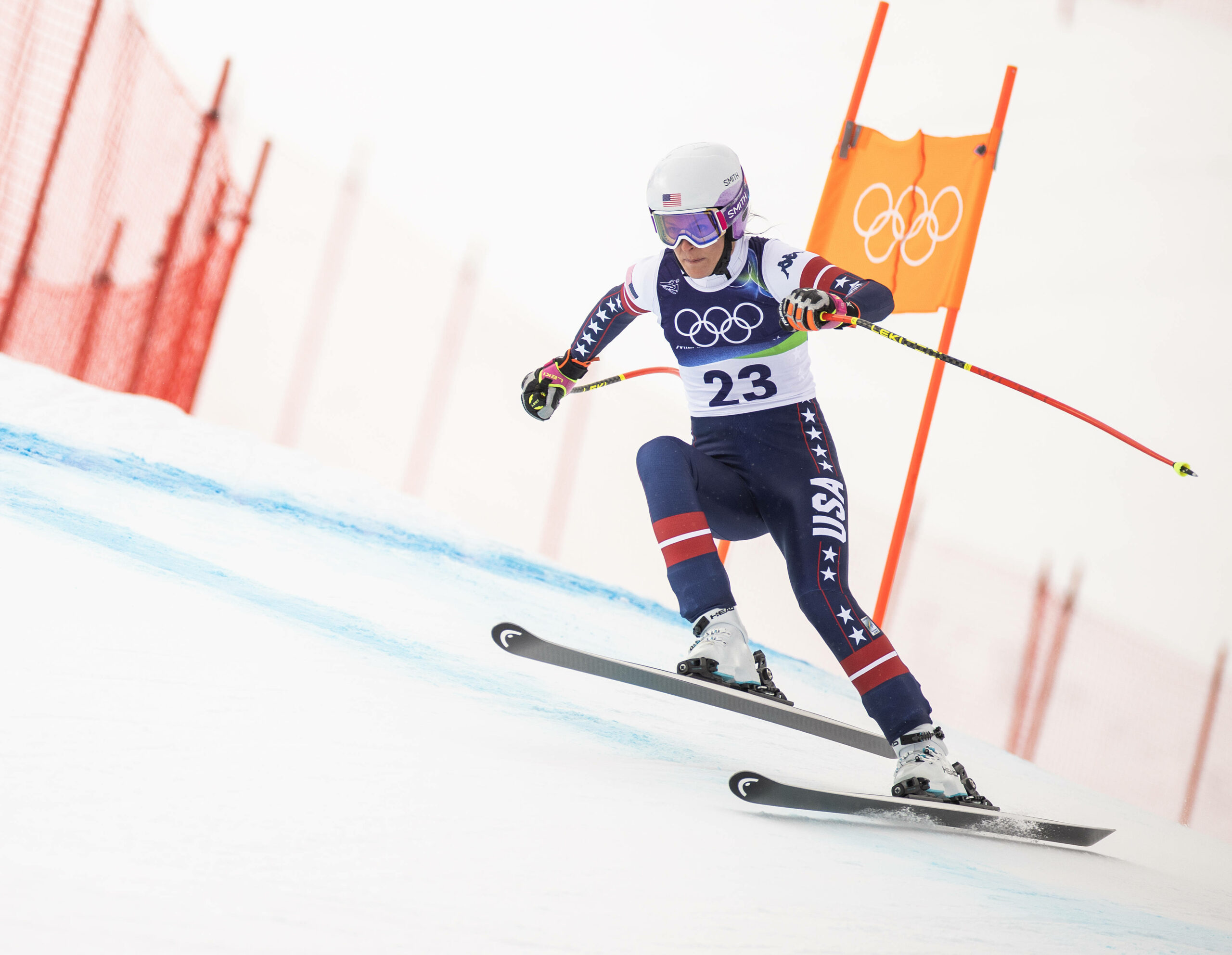 Lindsey Vonn auf der Skipiste bei Olympia