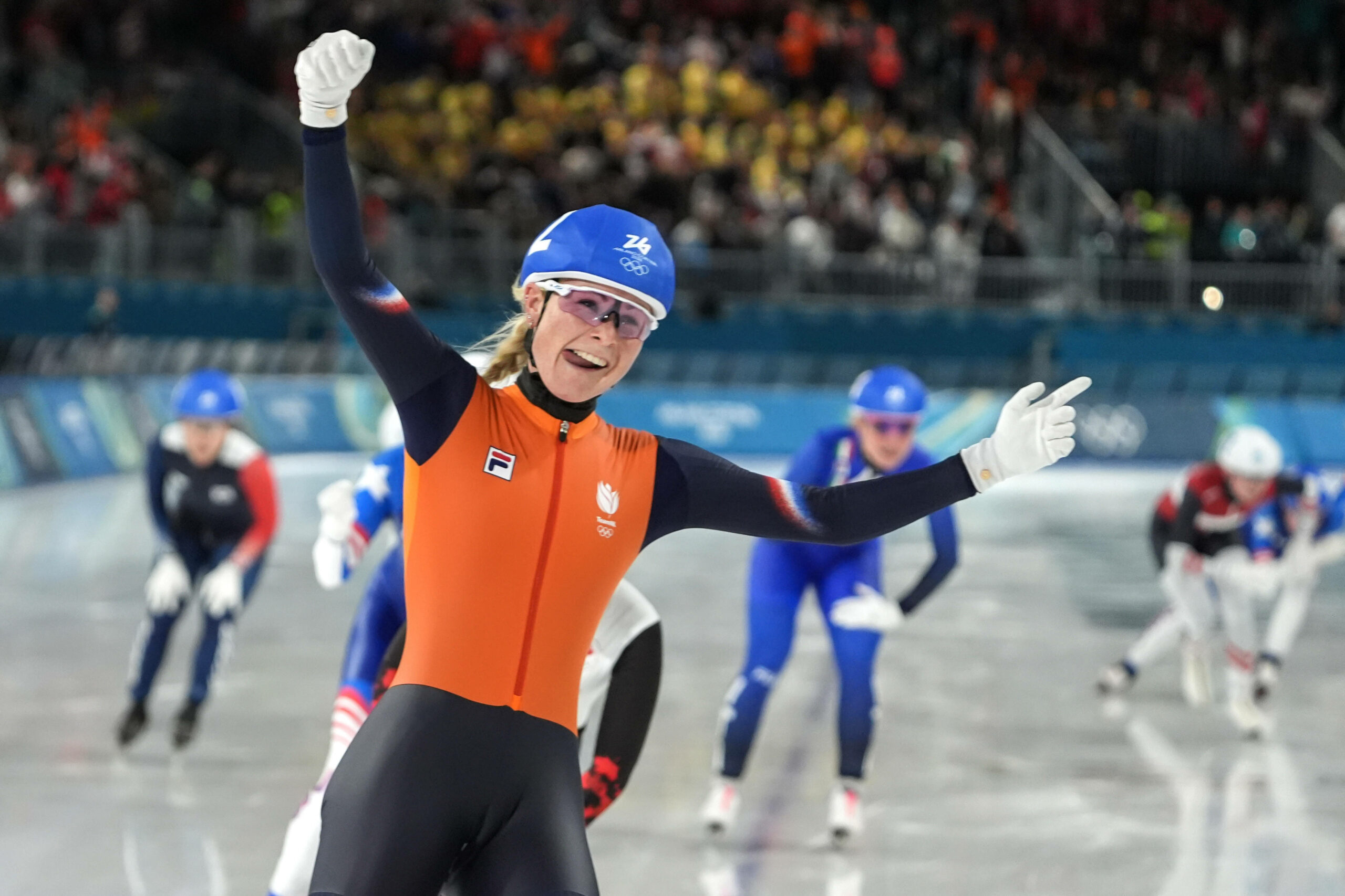 Marijke Groenewoud jubelt bei Olympia