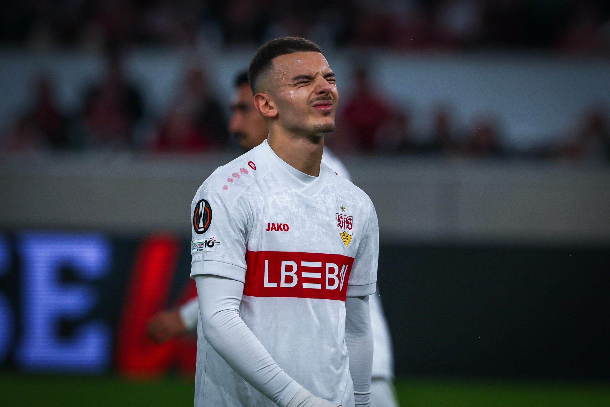 Badredine Bouanani trauert einer vergebenen Stuttgarter Chance hinterher.