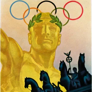 IOC-Shirt: Die olympischen Ringe auf einem schneeverhängten Hang