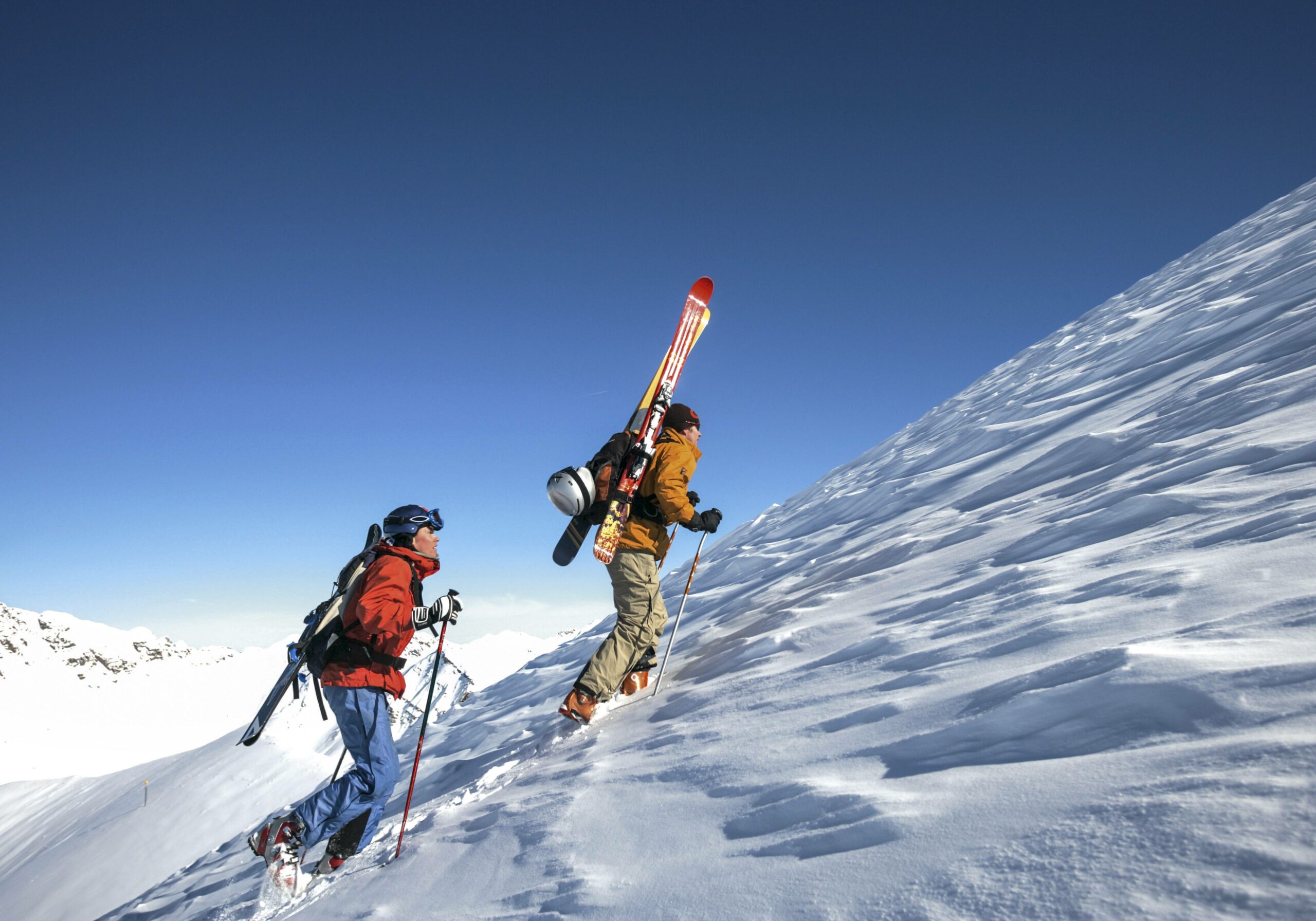 Symbolfoto vom Skibergsteigen