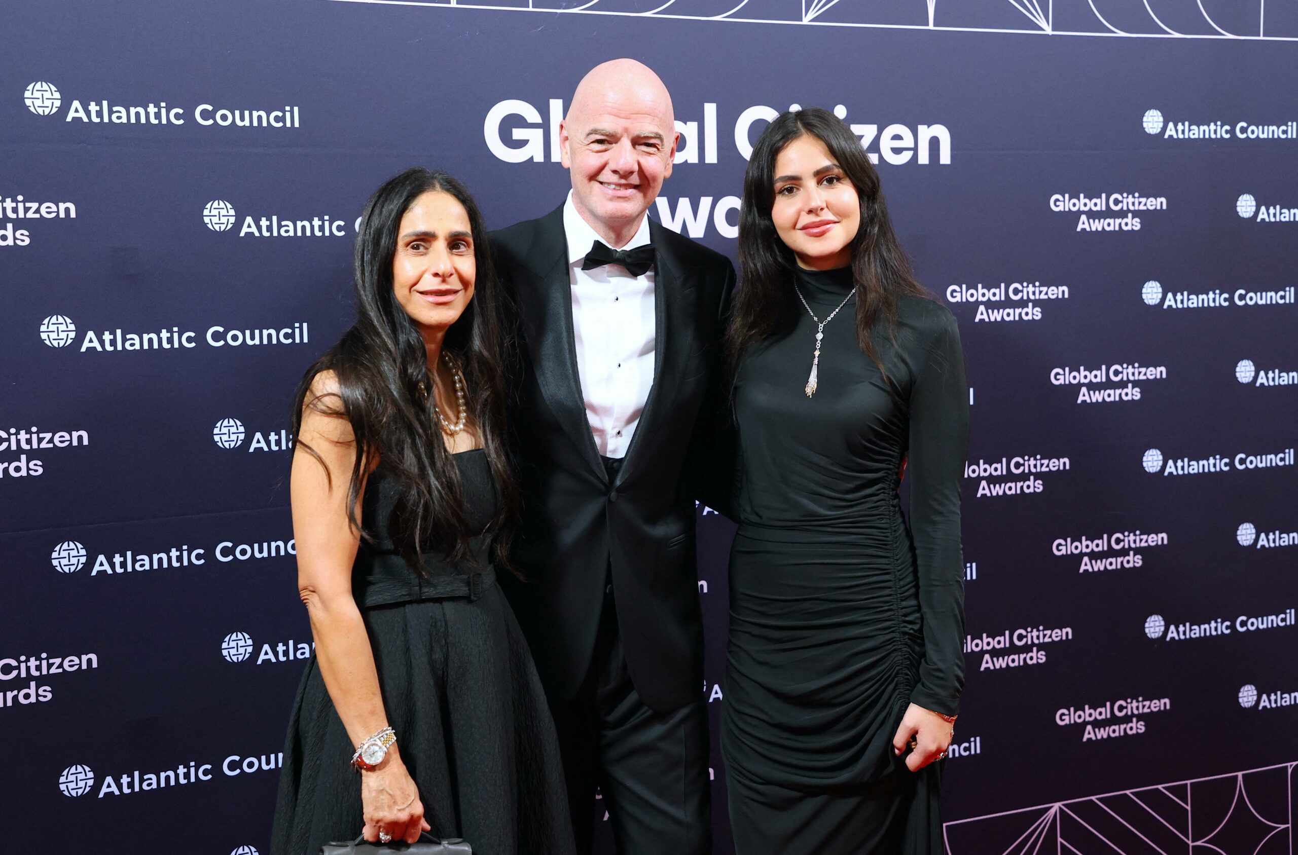 Gianni Infantino mit seiner Frau Leena Al Ashqar