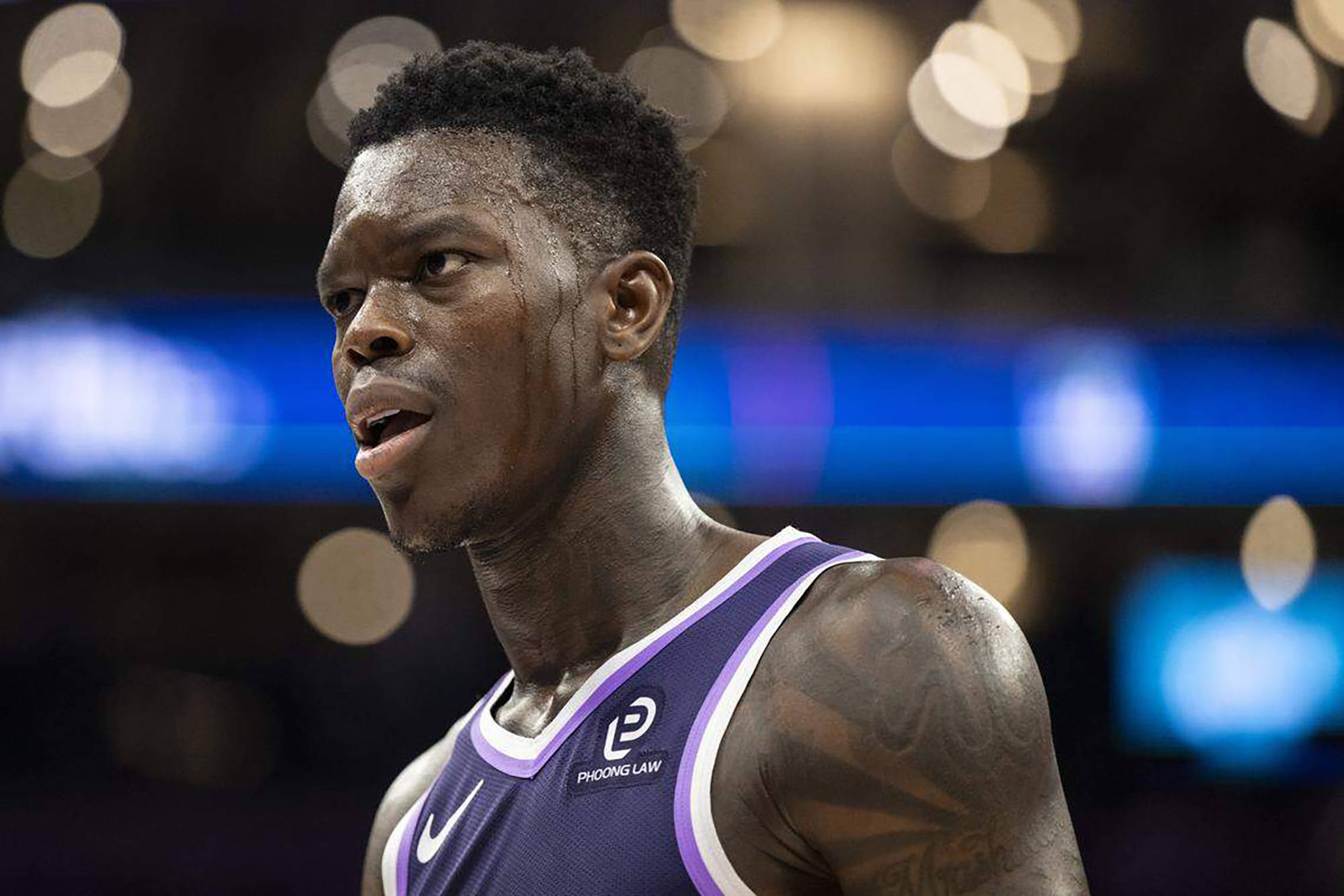 Dennis Schröder im Trikot der Sacramento Kings