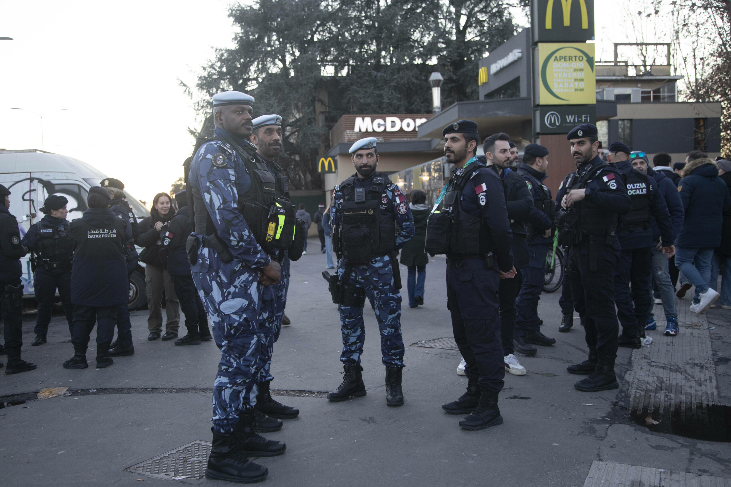 Polizist aus Katar bei den Olympischen Winterspielen