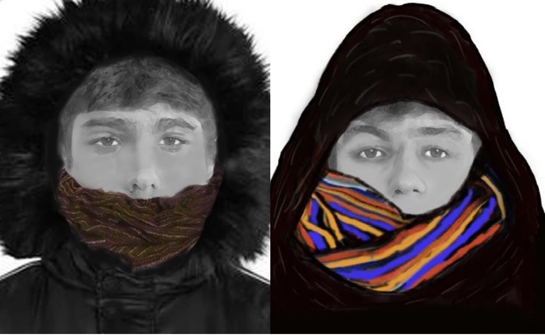 Mann fällt Mädchen in Waldstück bei Moorefe an. Polizei fahndet mit Phantomfoto