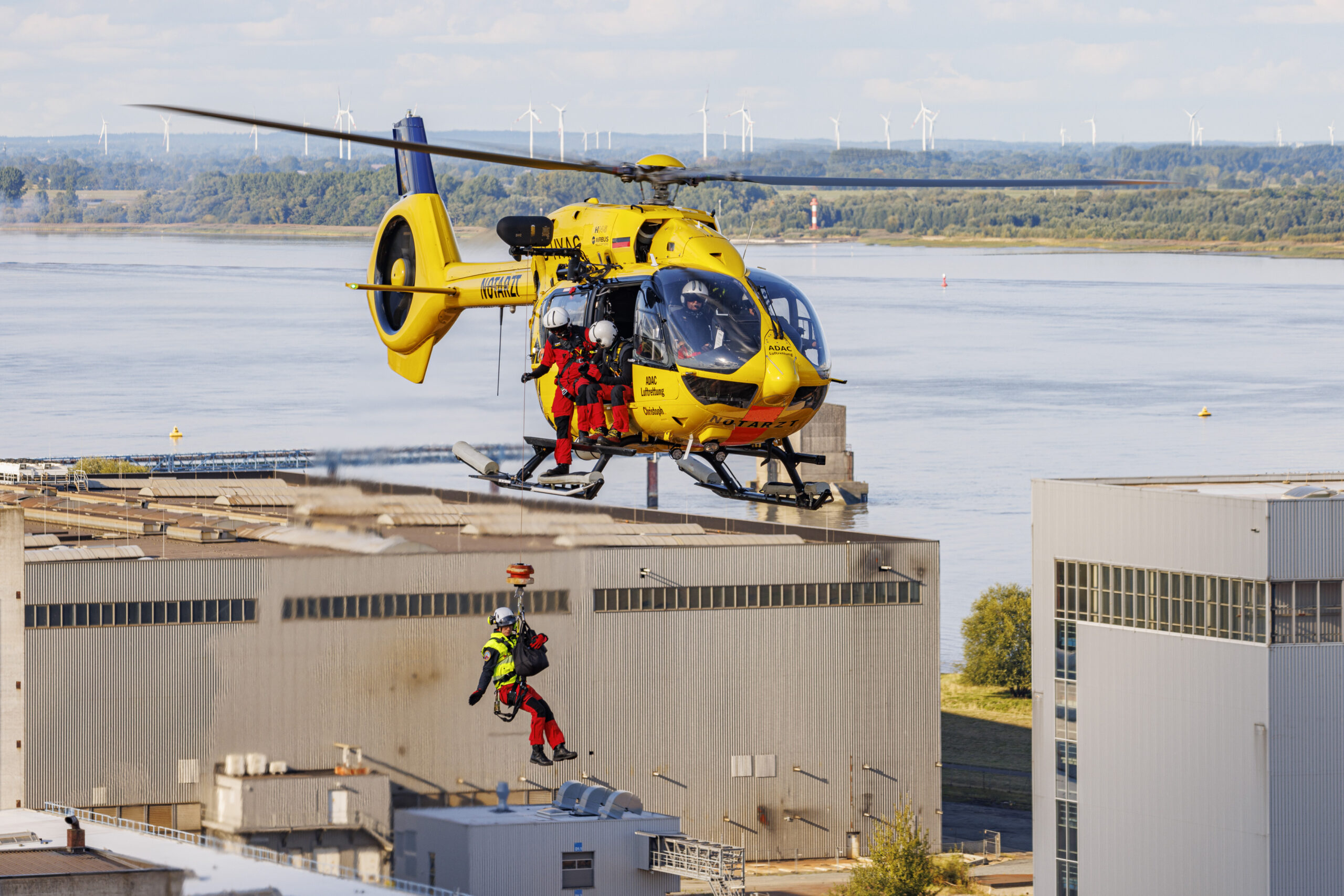 Rettungshubschrauber Christoph Hansa ADAC