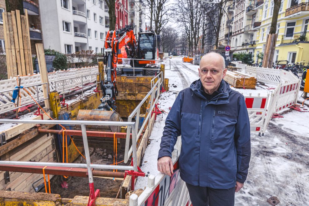 Anwohner Michael Rosenthal