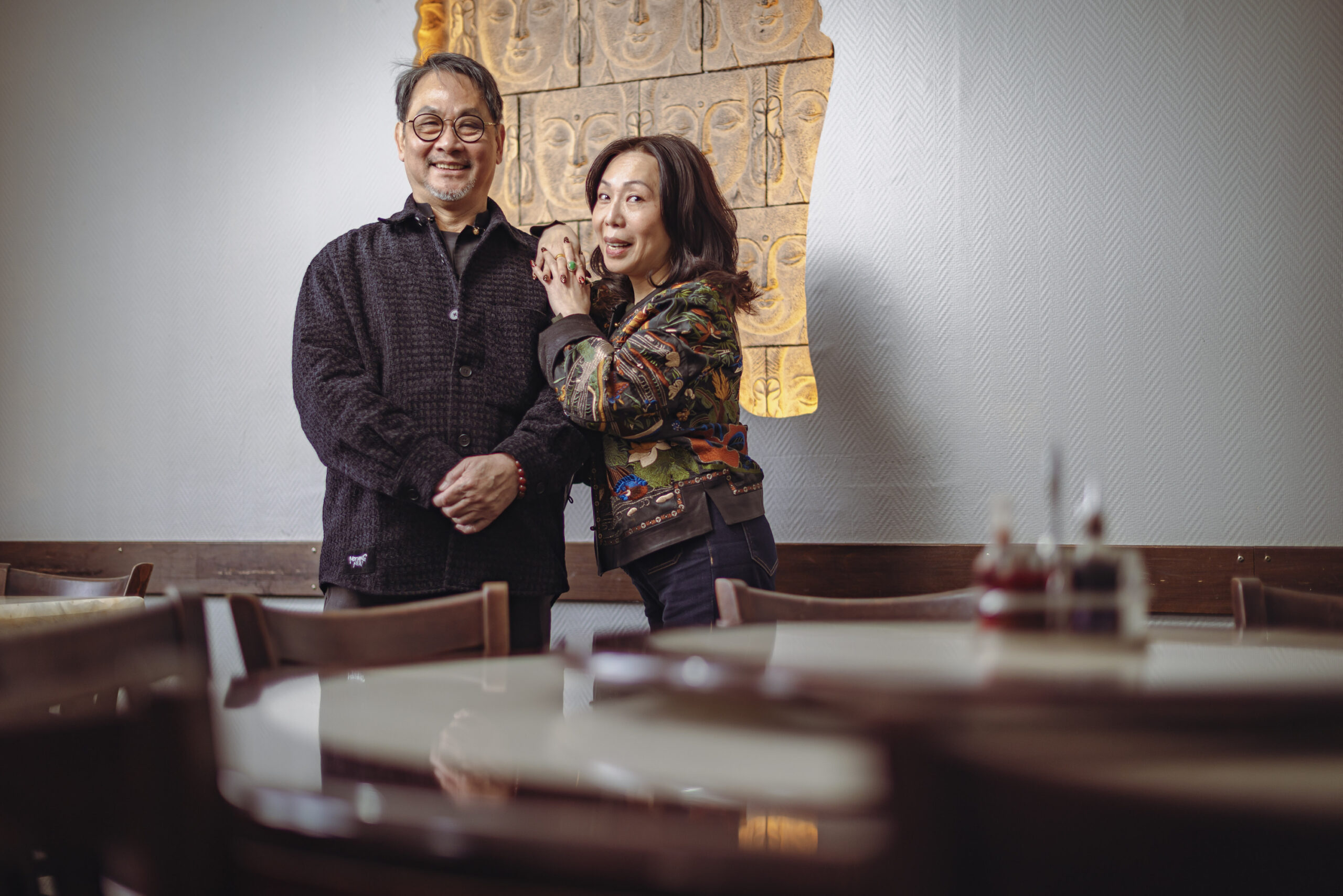 „Man Wah“-Inhaber Joy Seng Lee mit Ehefrau Jana.