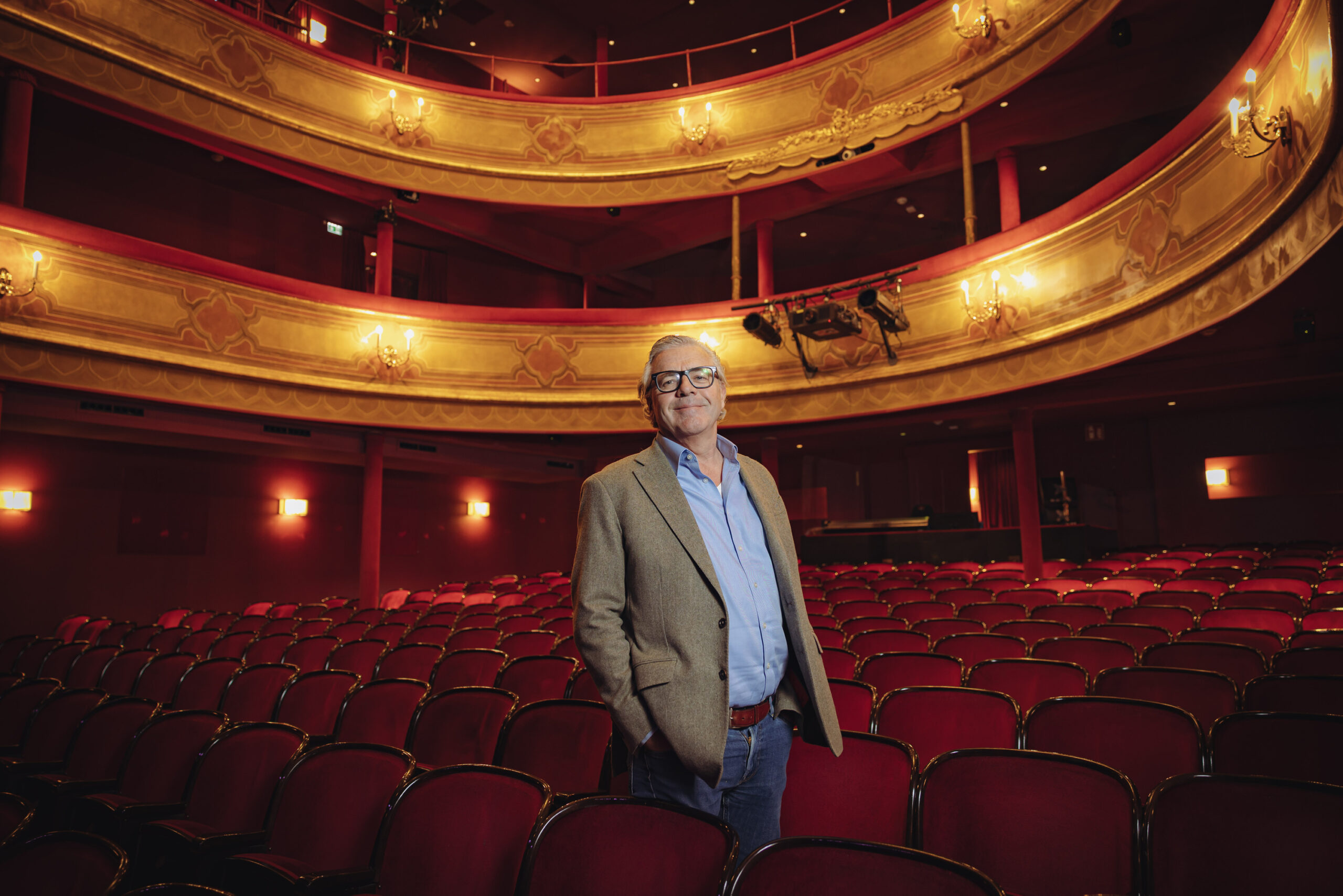 Besitzer Thomas Collien in seinem St. Pauli Theater.
