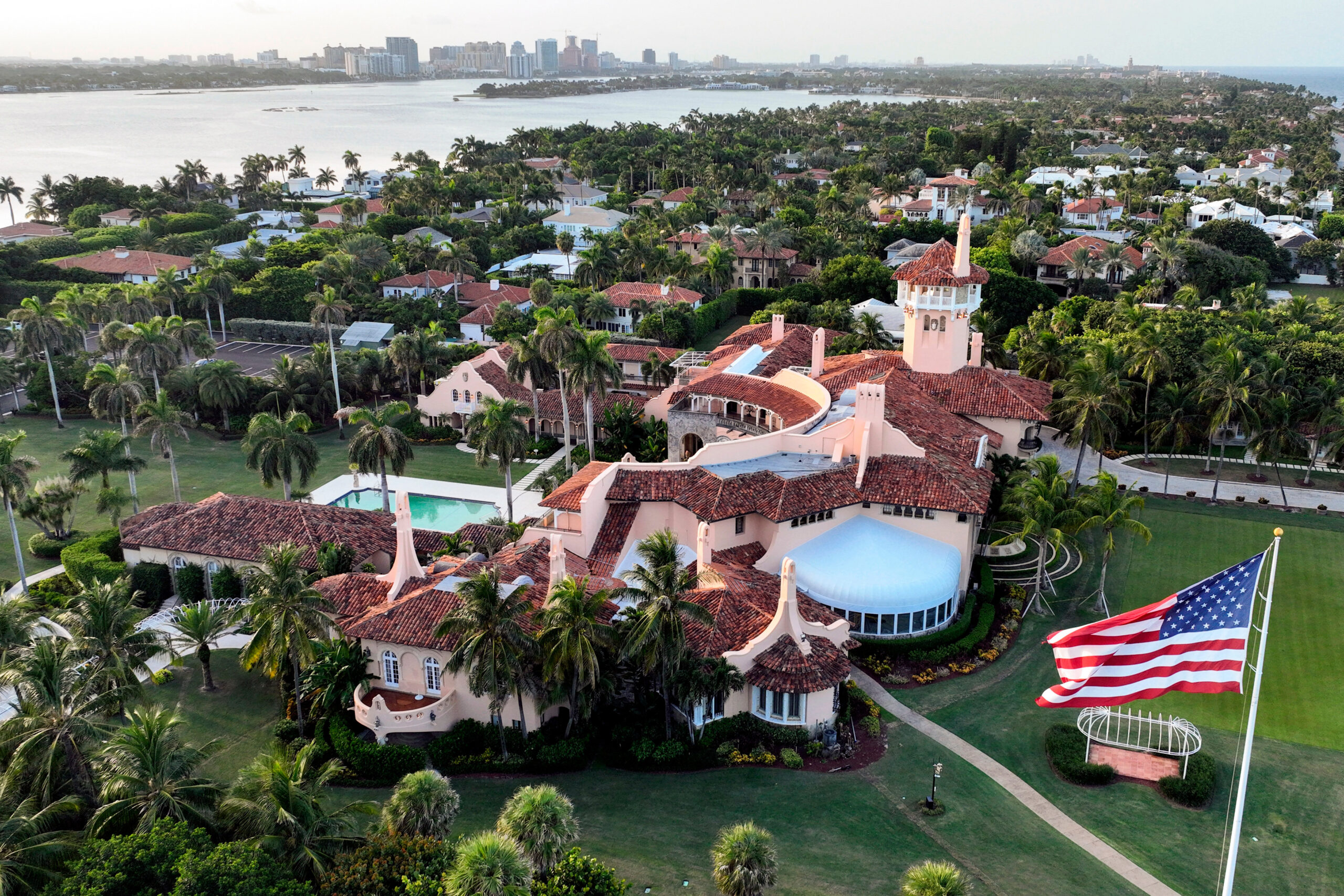 Luftaufnahme von Trumps Anwesen Mar-a-Lago (Archivbild).