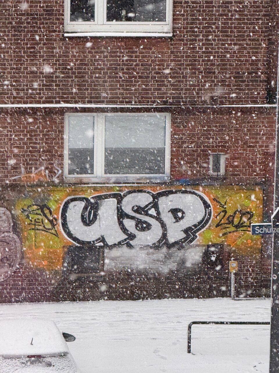 „Ultra St. Pauli“ Graffiti in der Schützenstraße 2025